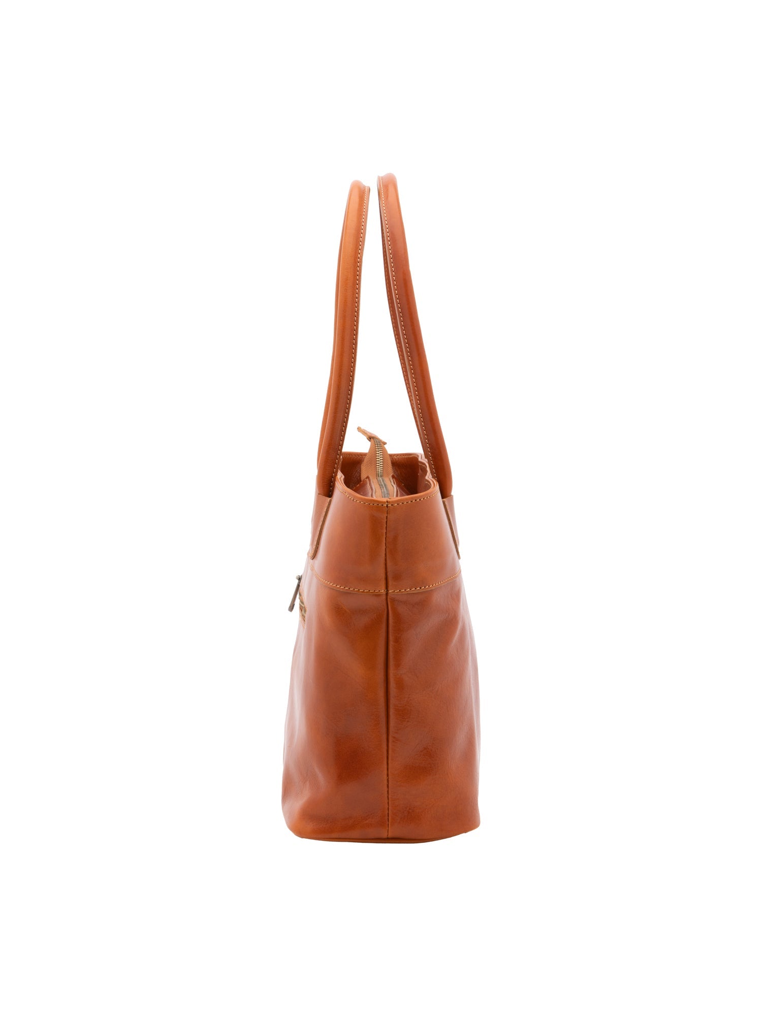 Borsa a tracolla da uomo in vera pelle 100% pelle 5562-Cognac I Fratelli