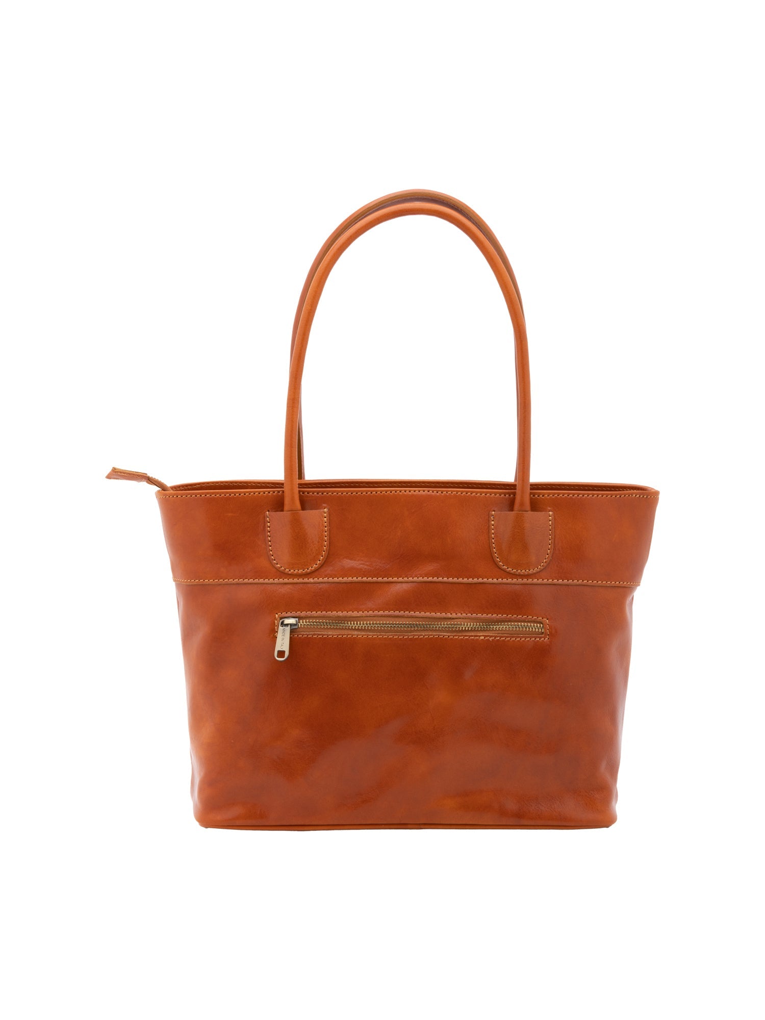 Borsa a tracolla da uomo in vera pelle 100% pelle 5562-Cognac I Fratelli