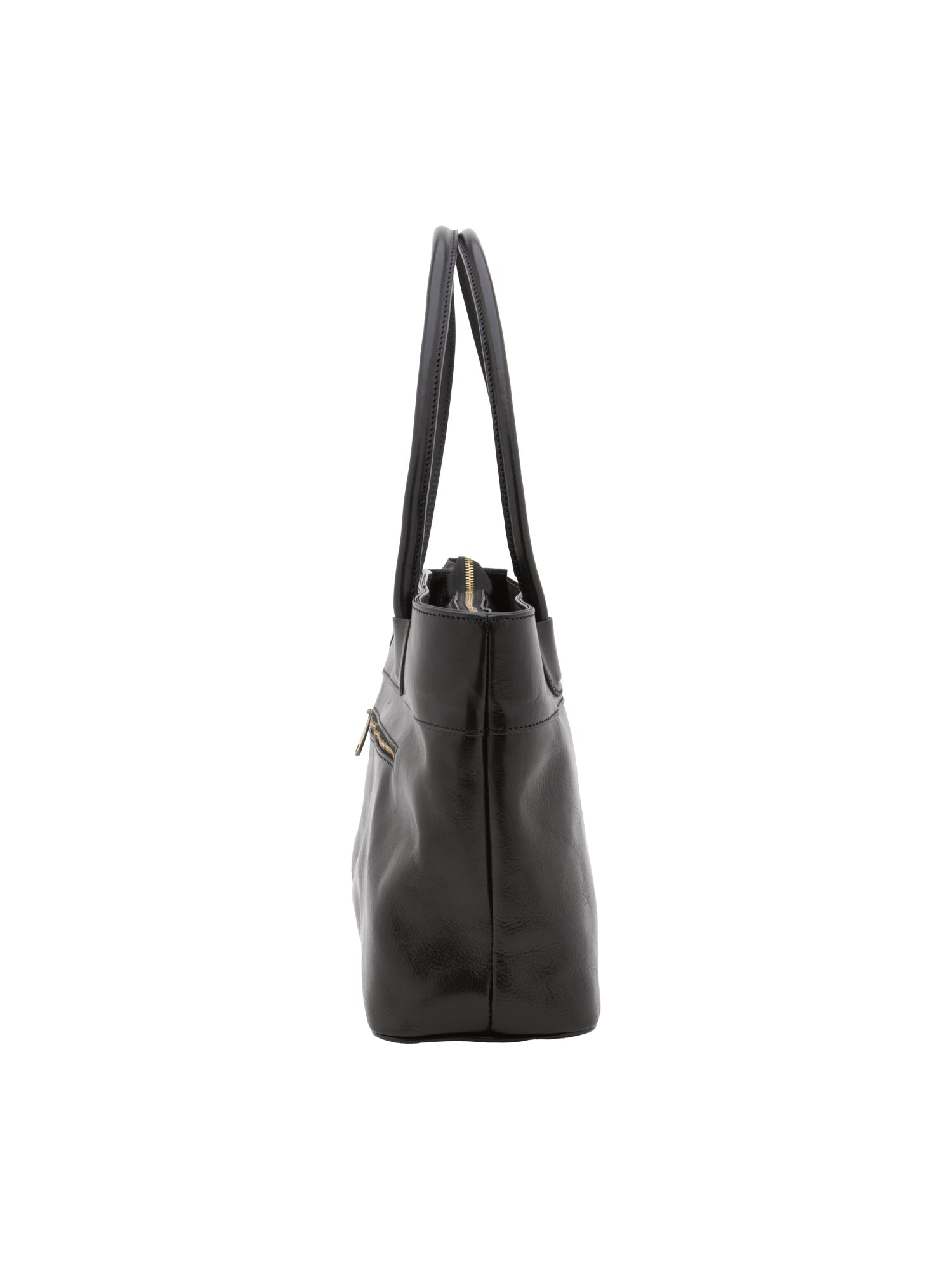 Borsa a tracolla da uomo in vera pelle 100% pelle 5562-Nero I Fratelli