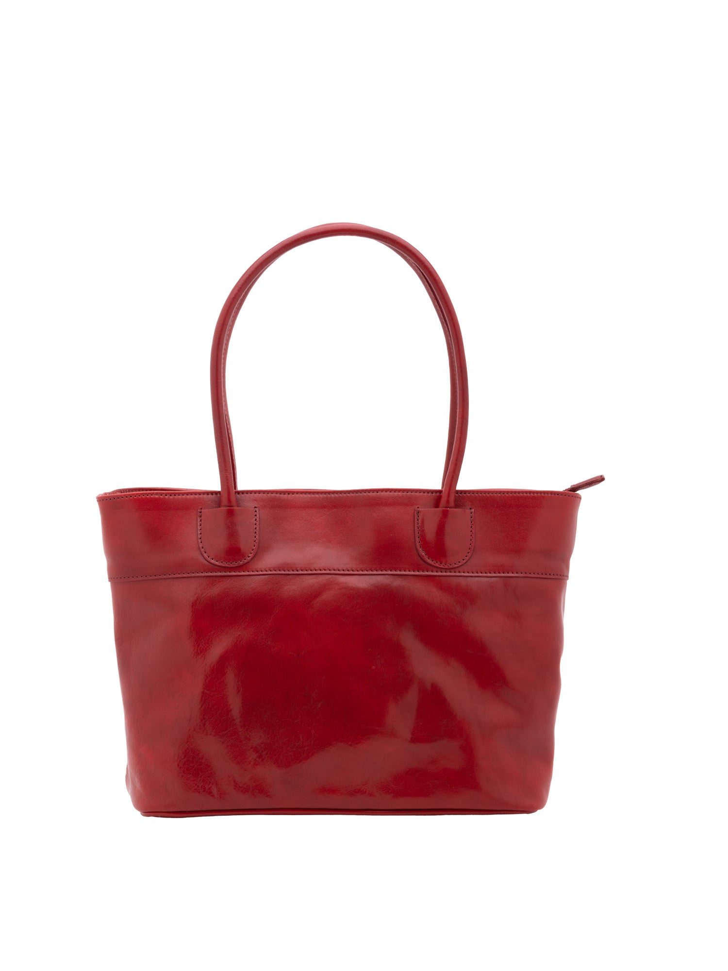 Borsa a tracolla da uomo in vera pelle 100% pelle 5562-Rosso I Fratelli