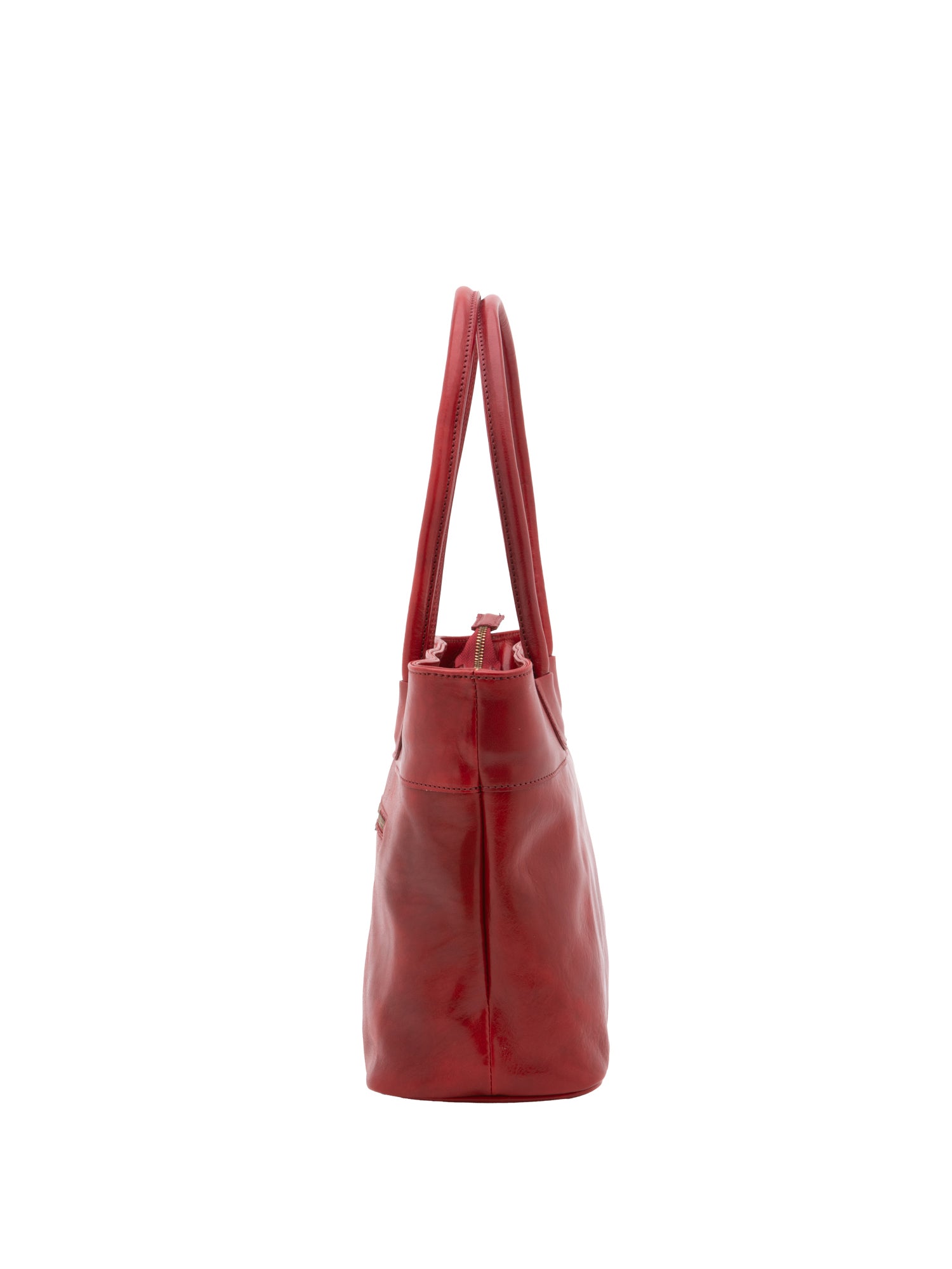 Borsa a tracolla da uomo in vera pelle 100% pelle 5562-Rosso I Fratelli