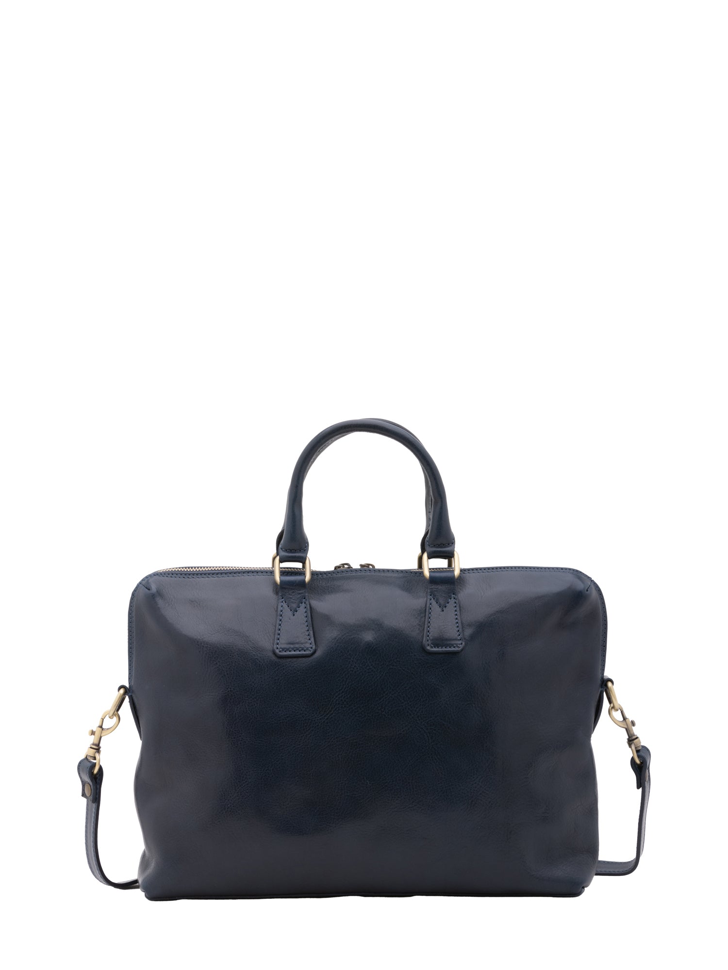 Borsa da lavoro uomo in vera pelle Made in Italy 5565-Blu I Fratelli