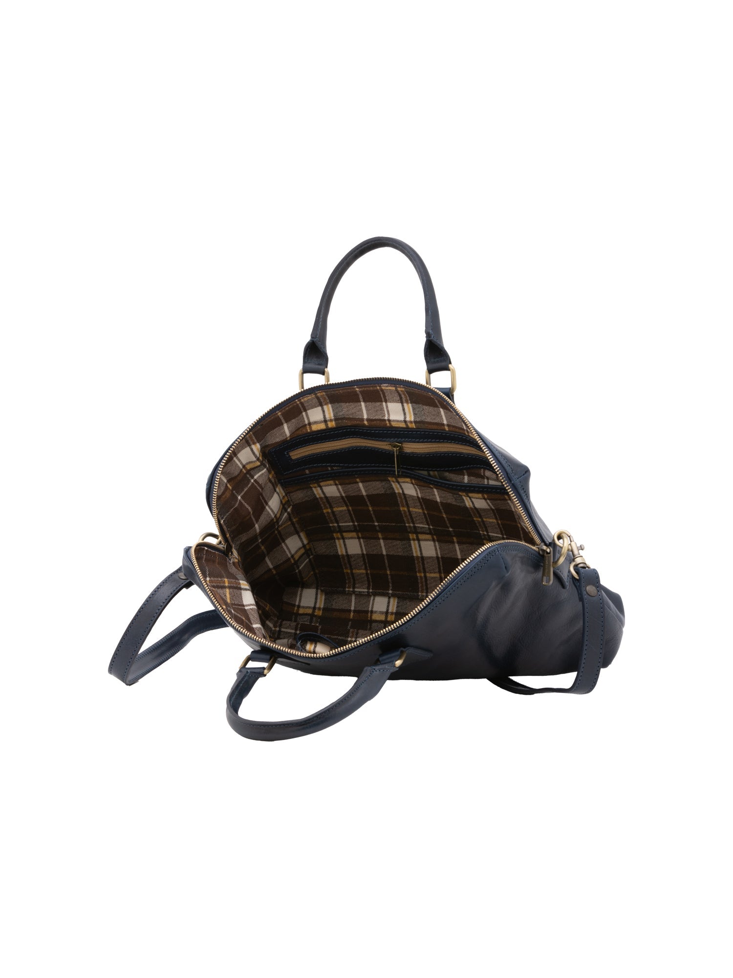 Borsa da lavoro uomo in vera pelle Made in Italy 5565-Blu I Fratelli
