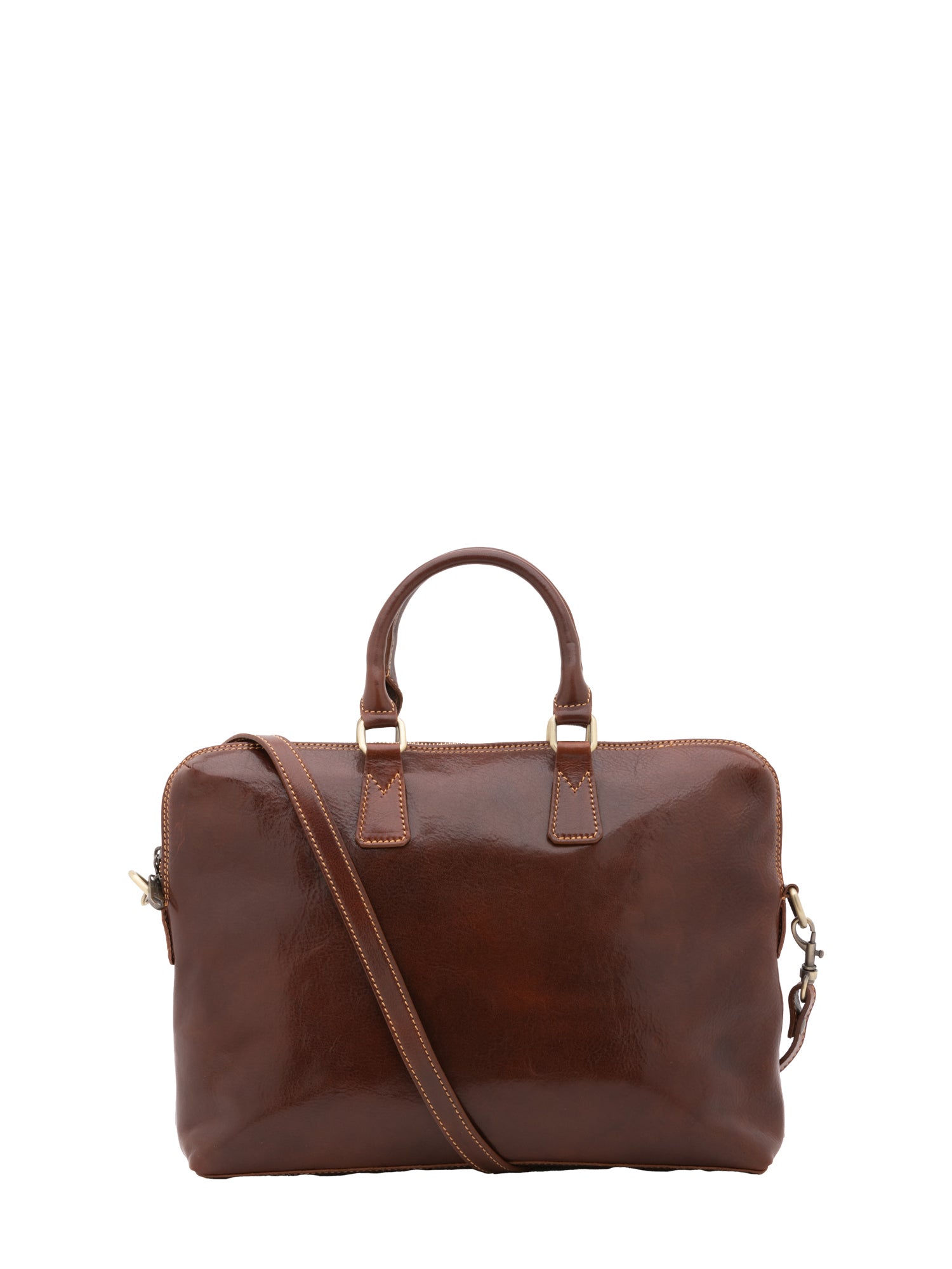Borsa da lavoro uomo in vera pelle Made in Italy 5565-Marrone I Fratelli