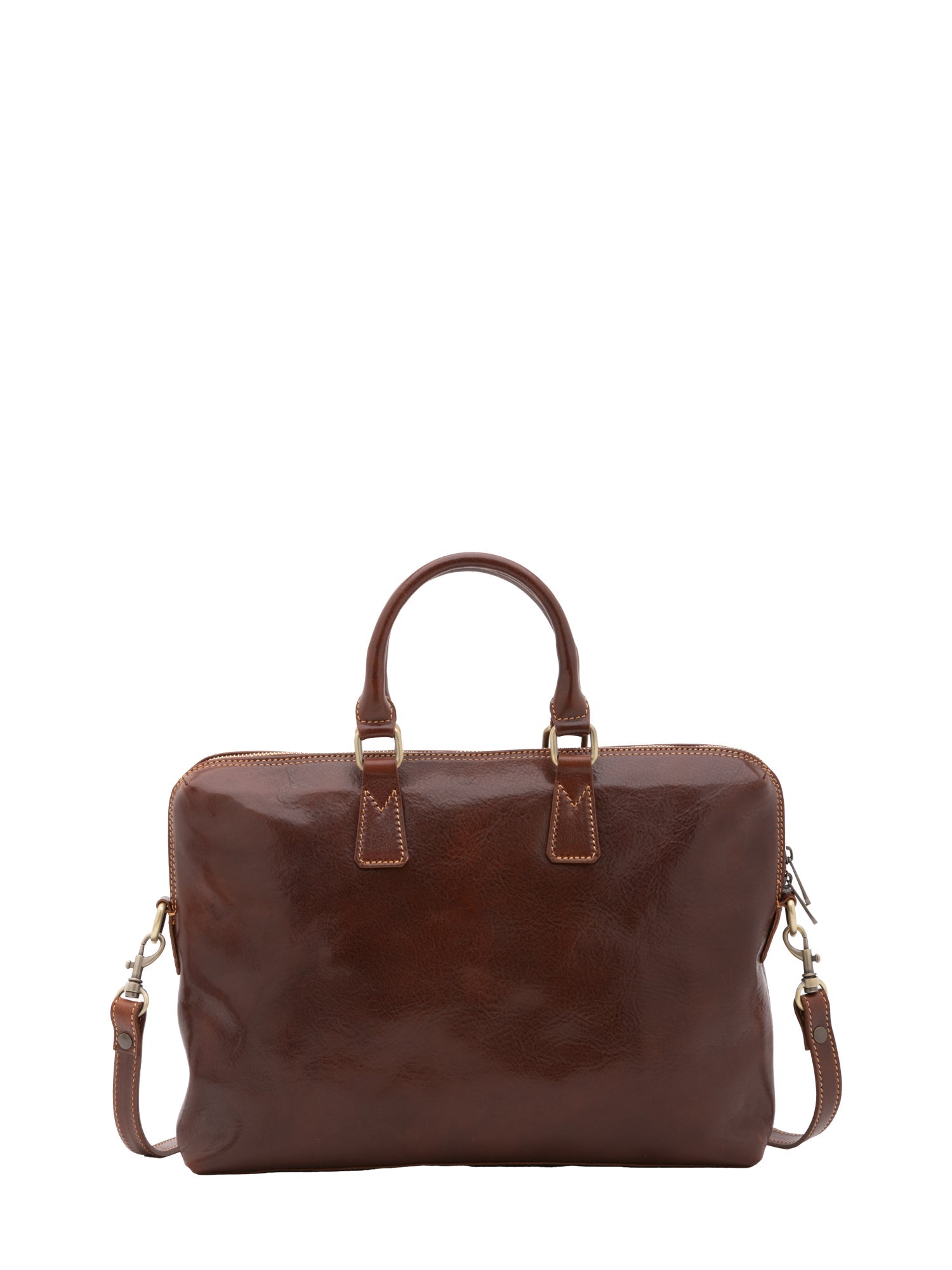 Borsa da lavoro uomo in vera pelle Made in Italy 5565-Marrone I Fratelli