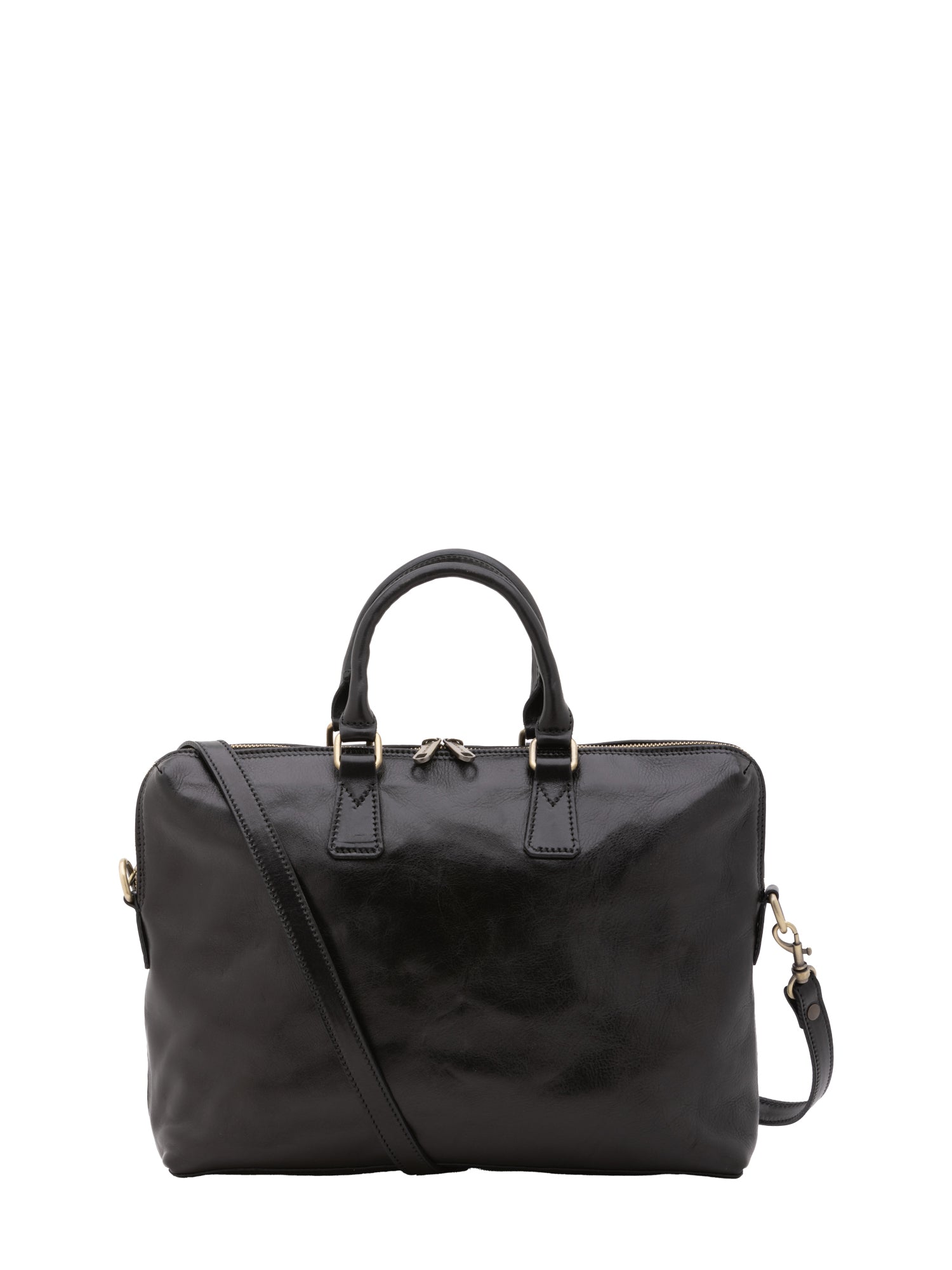 Borsa da lavoro uomo in vera pelle Made in Italy 5565-Nero I Fratelli