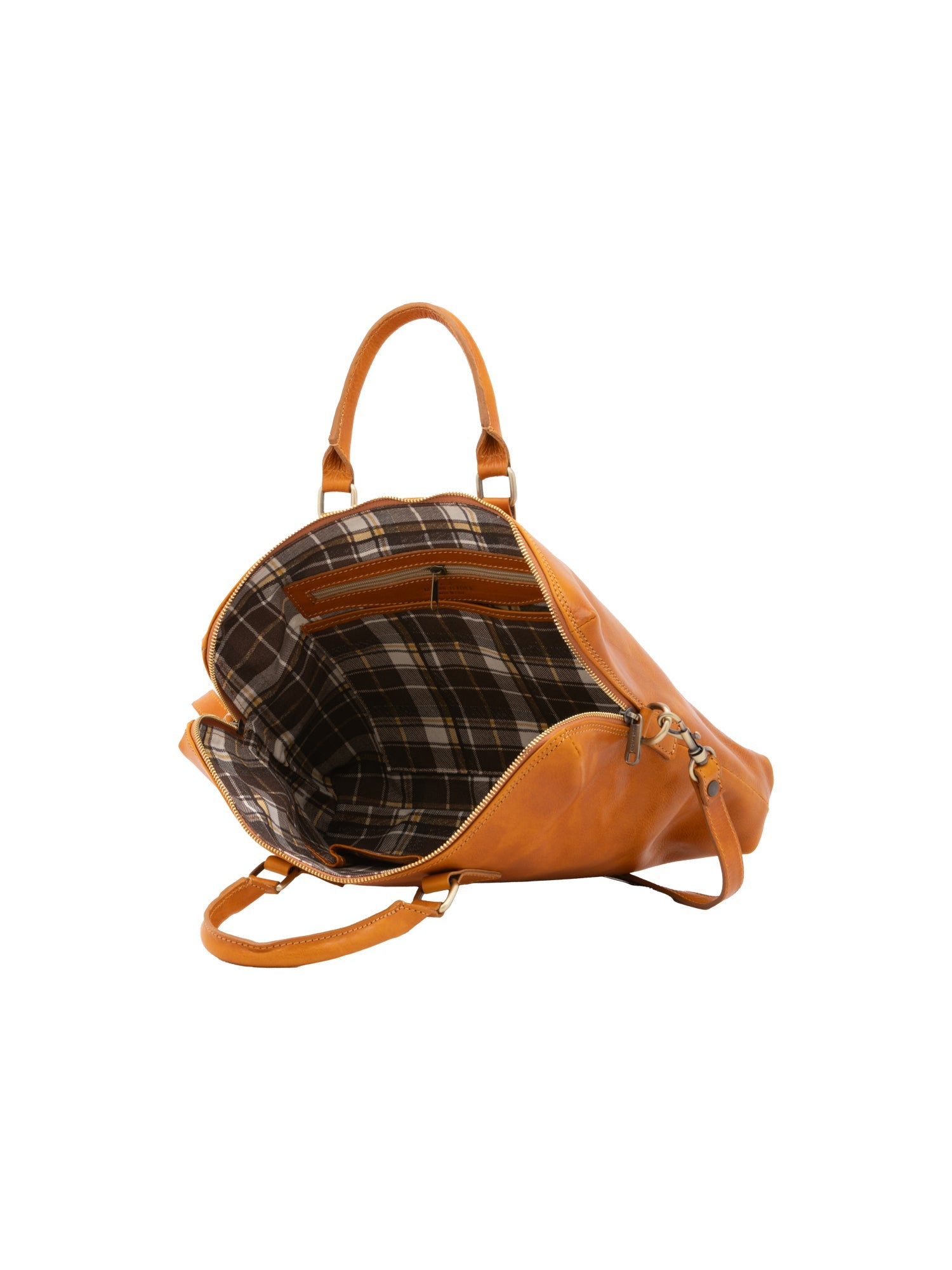 Borsa da lavoro uomo in vera pelle Made in Italy 5565-Senape I Fratelli