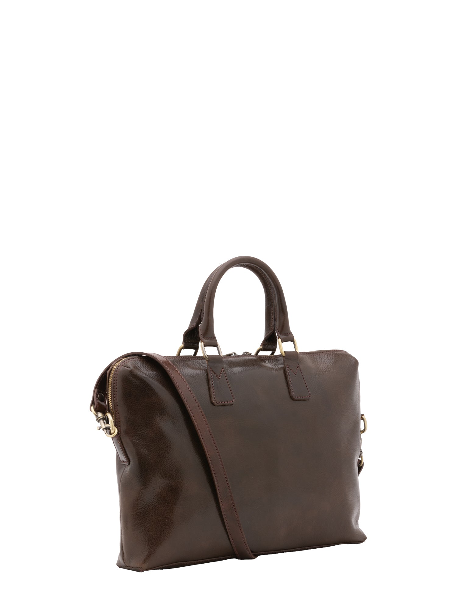 Borsa da lavoro uomo in vera pelle Made in Italy 5565-Tmoro I Fratelli
