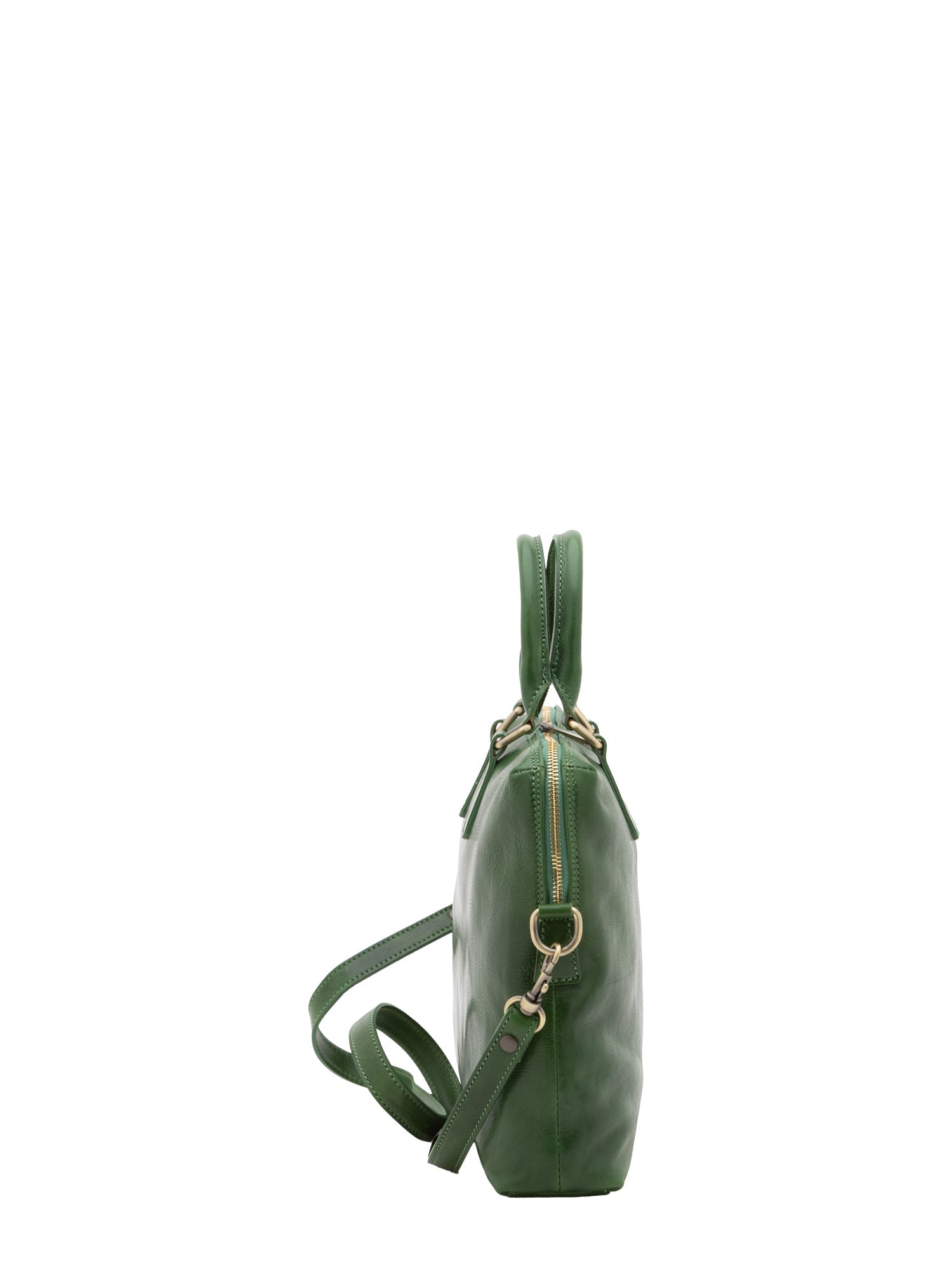 Borsa da lavoro uomo in vera pelle Made in Italy 5565-Verde I Fratelli