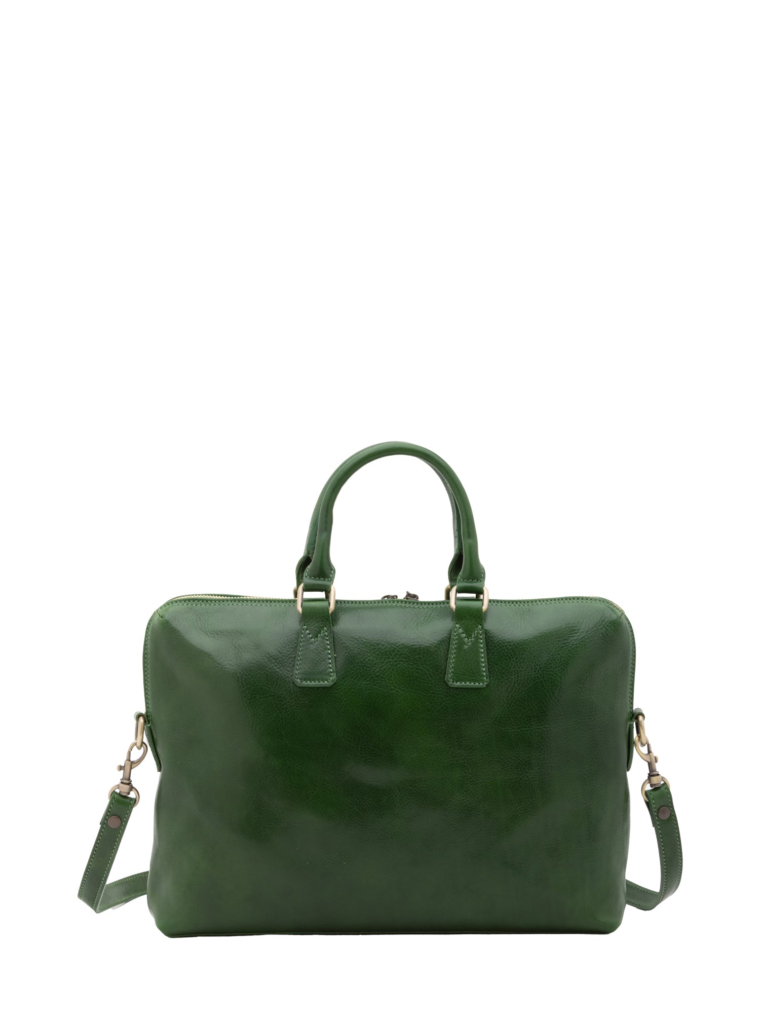 Borsa da lavoro uomo in vera pelle Made in Italy 5565-Verde I Fratelli