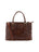 Borsa a tracolla da donna 100% pelle 5566-Marrone I Fratelli