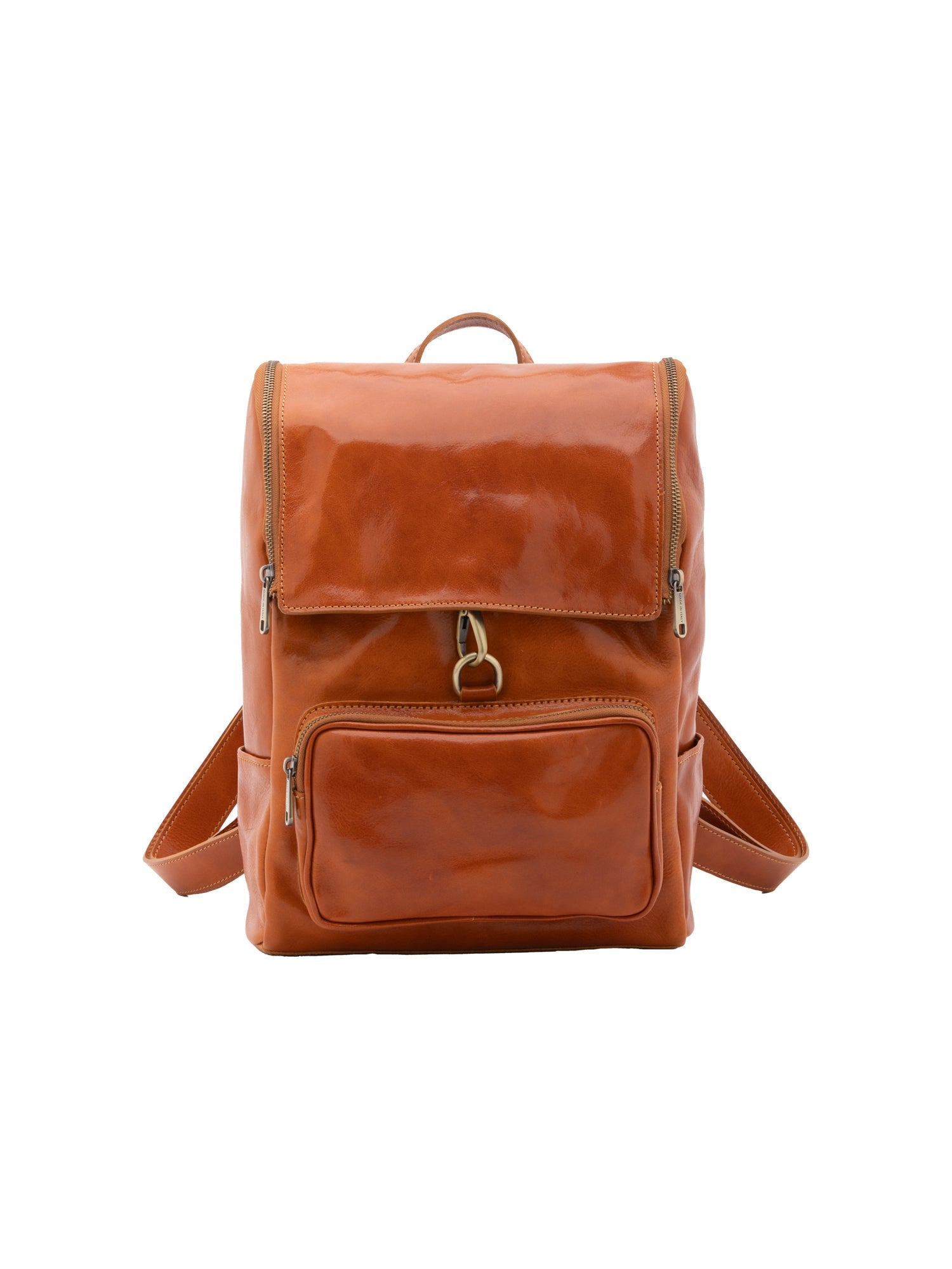 Borsa a spalla da donna Vera pelle 5567-Cognac I Fratelli