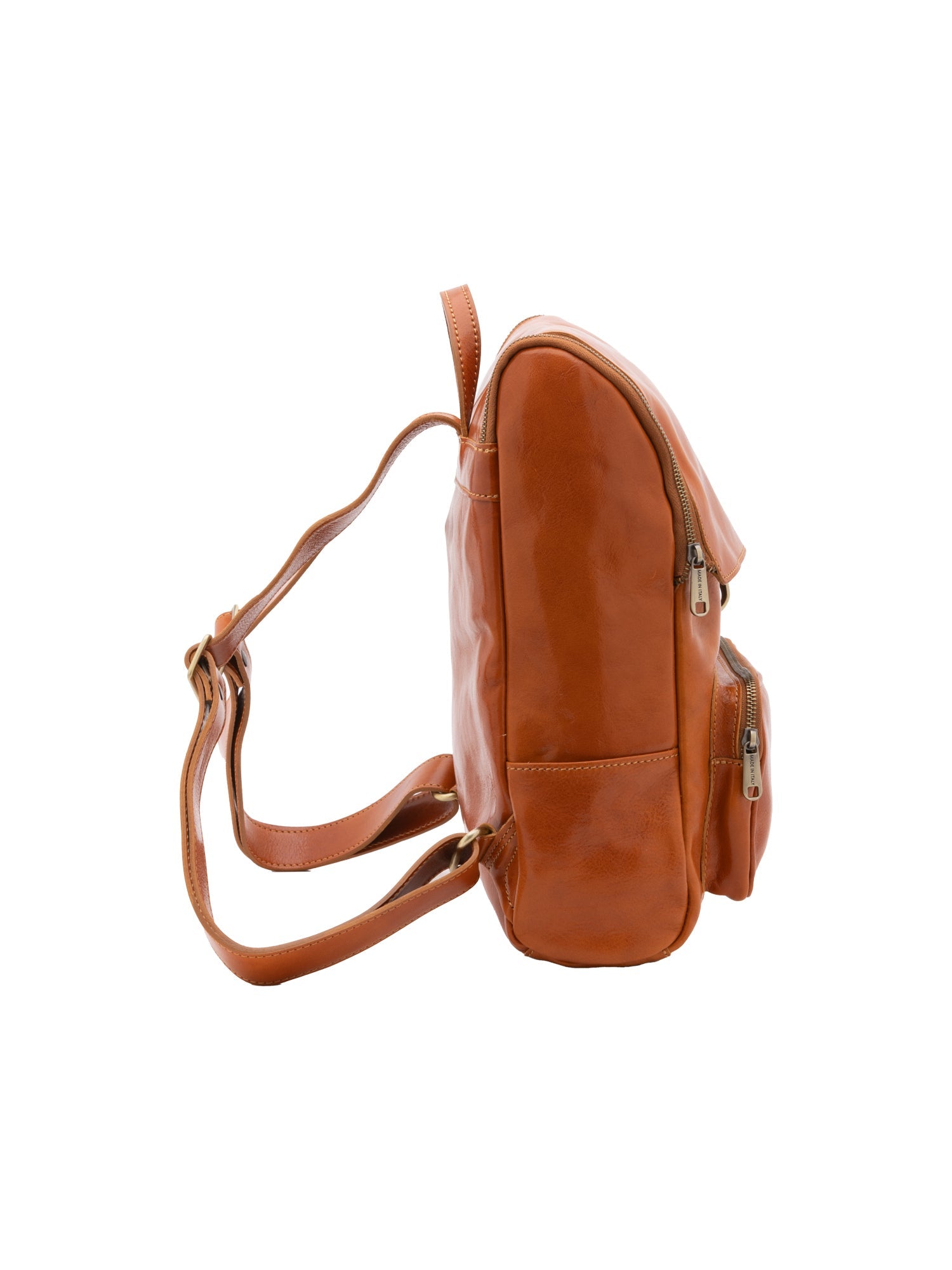 Borsa a spalla da donna Vera pelle 5567-Cognac I Fratelli