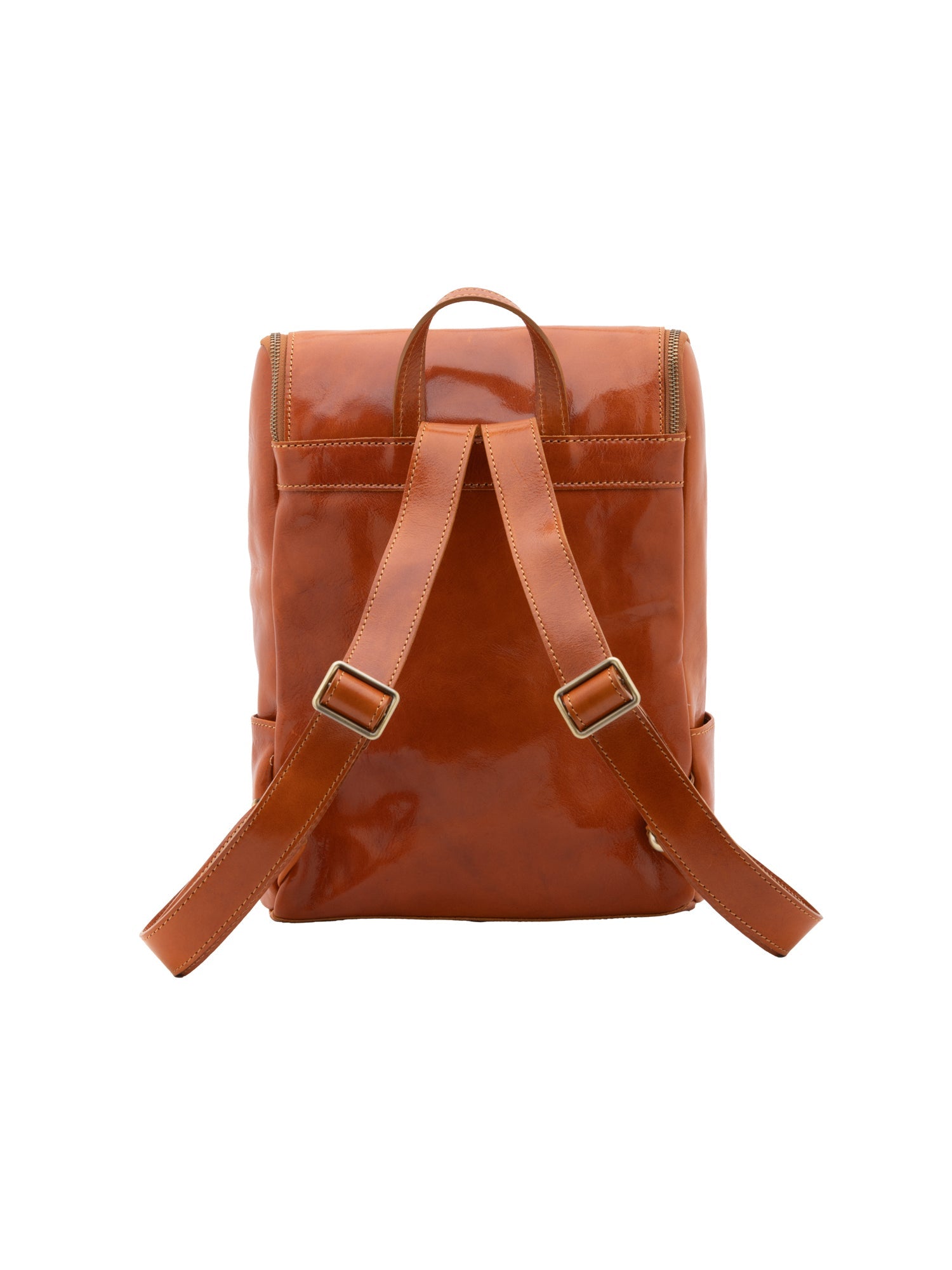 Borsa a spalla da donna Vera pelle 5567-Cognac I Fratelli