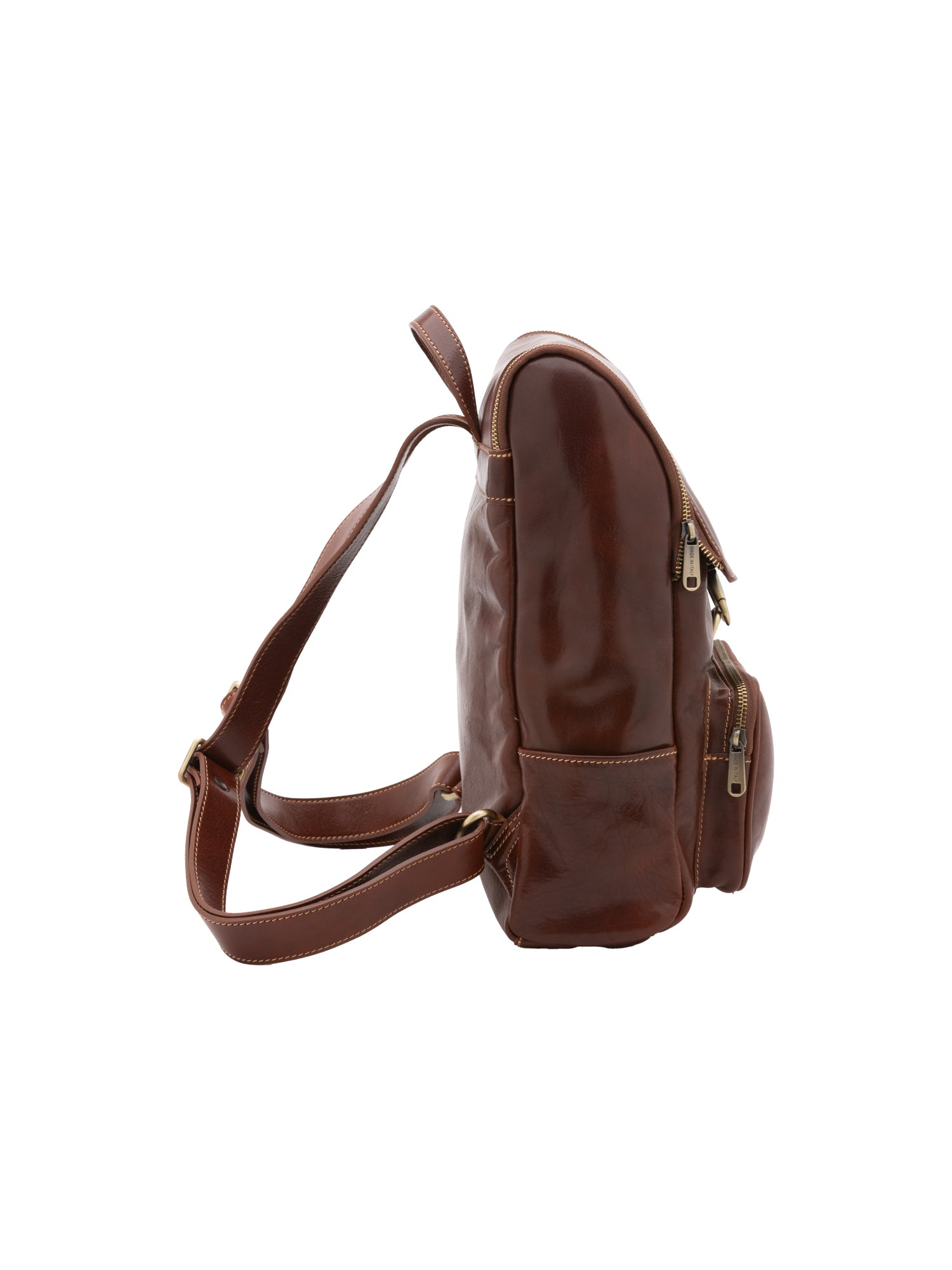 Borsa a spalla da donna Vera pelle 5567-Marrone I Fratelli