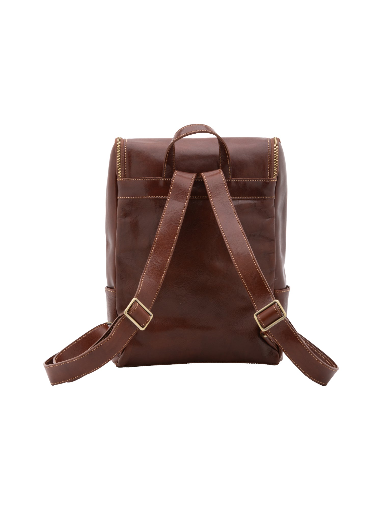 Borsa a spalla da donna Vera pelle 5567-Marrone I Fratelli