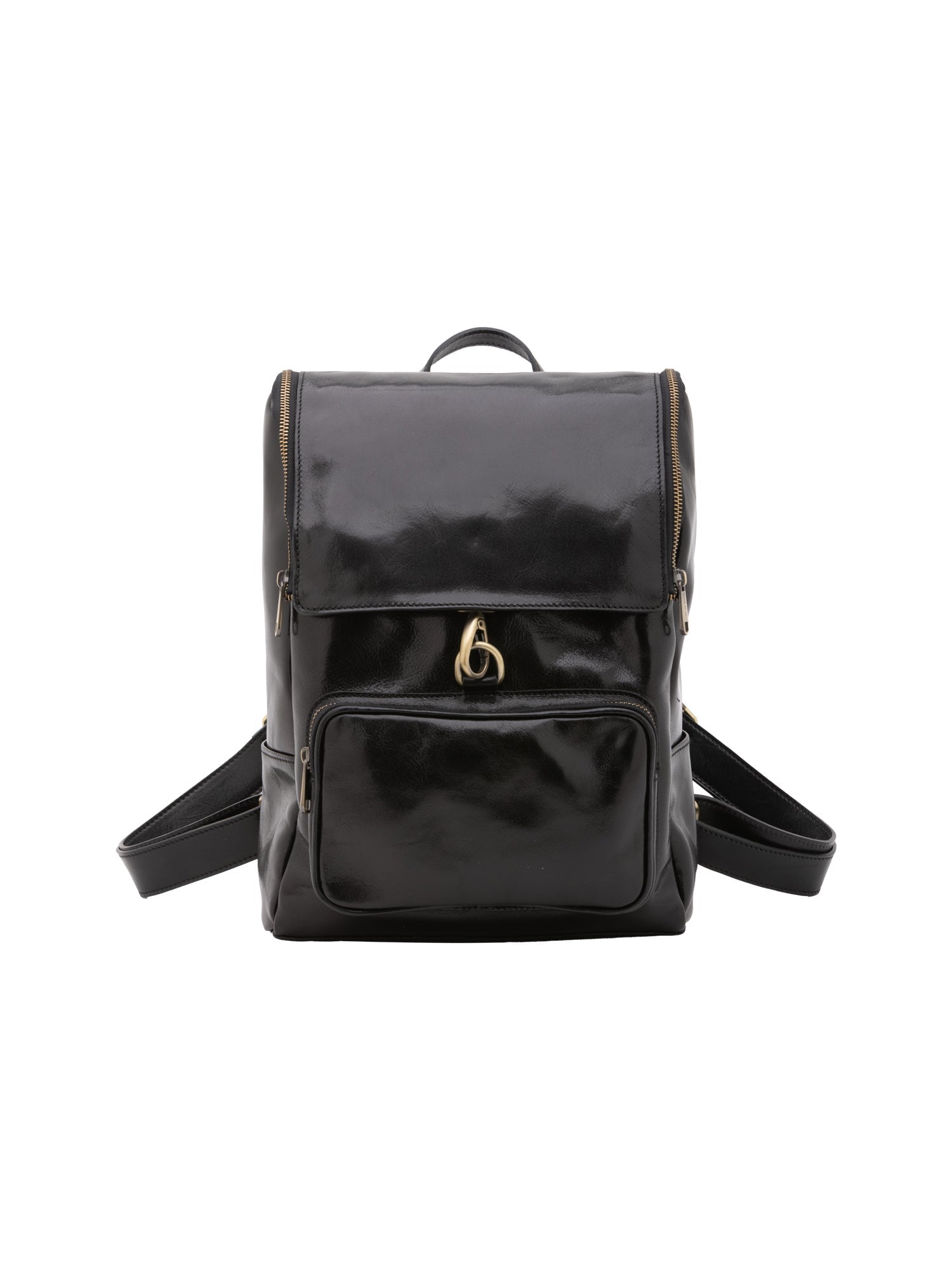 Borsa a spalla da donna Vera pelle 5567-Nero I Fratelli