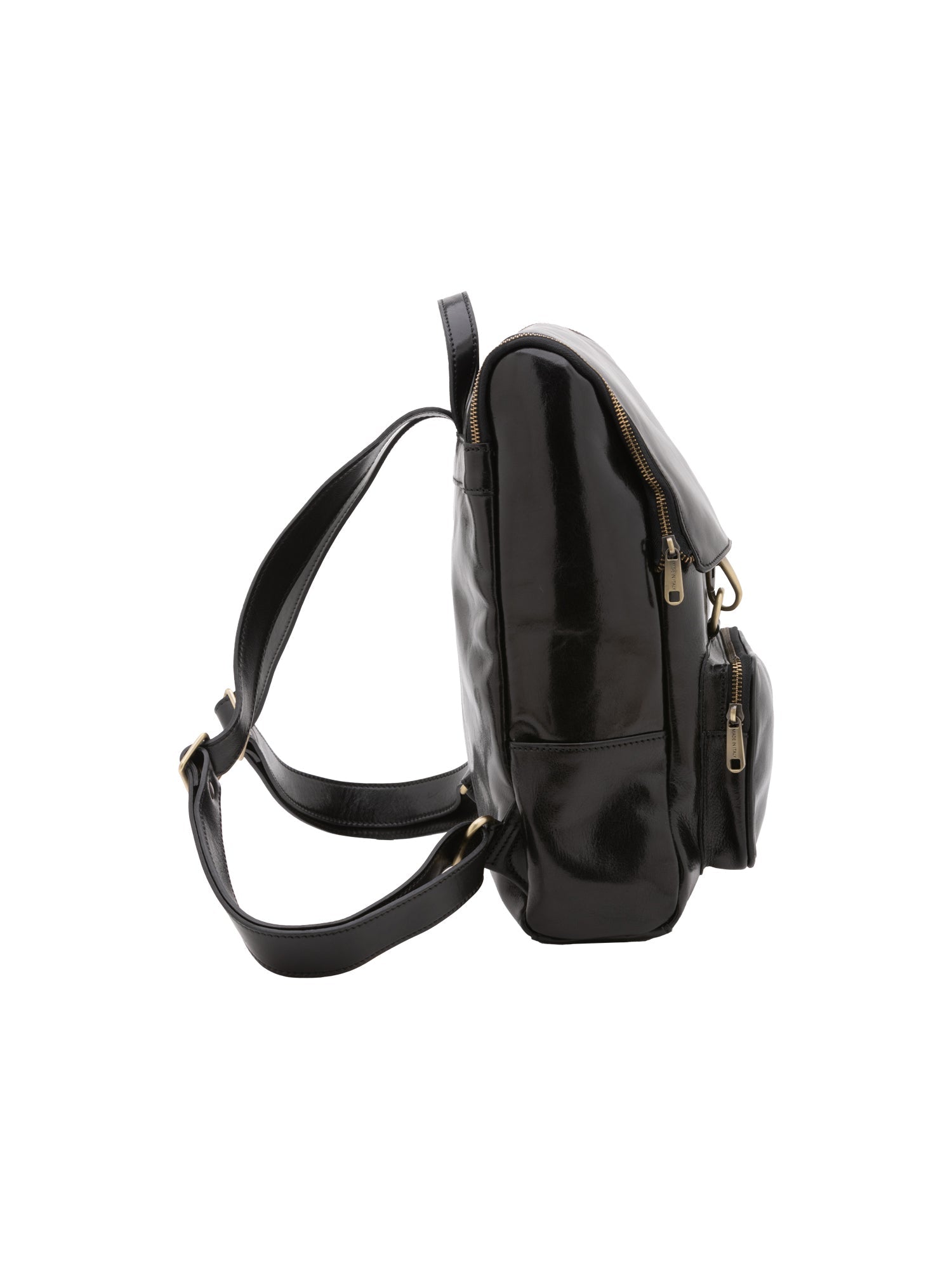 Borsa a spalla da donna Vera pelle 5567-Nero I Fratelli