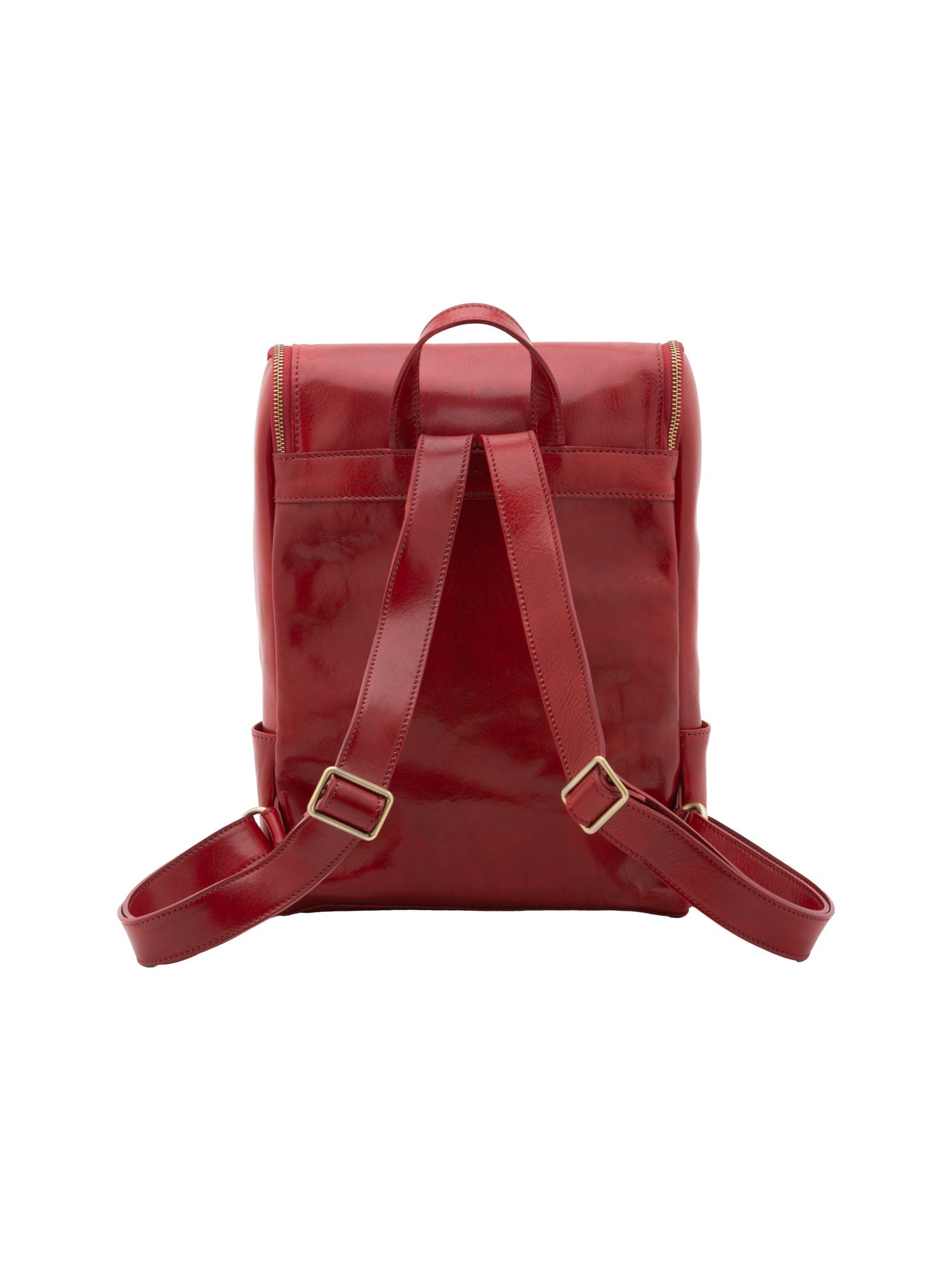 Borsa a spalla da donna Vera pelle 5567-Rosso I Fratelli