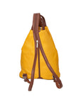 Erika Zaino da donna in vera pelle Casual 80072-SENAPE-MARRONE Chiara Ferretti