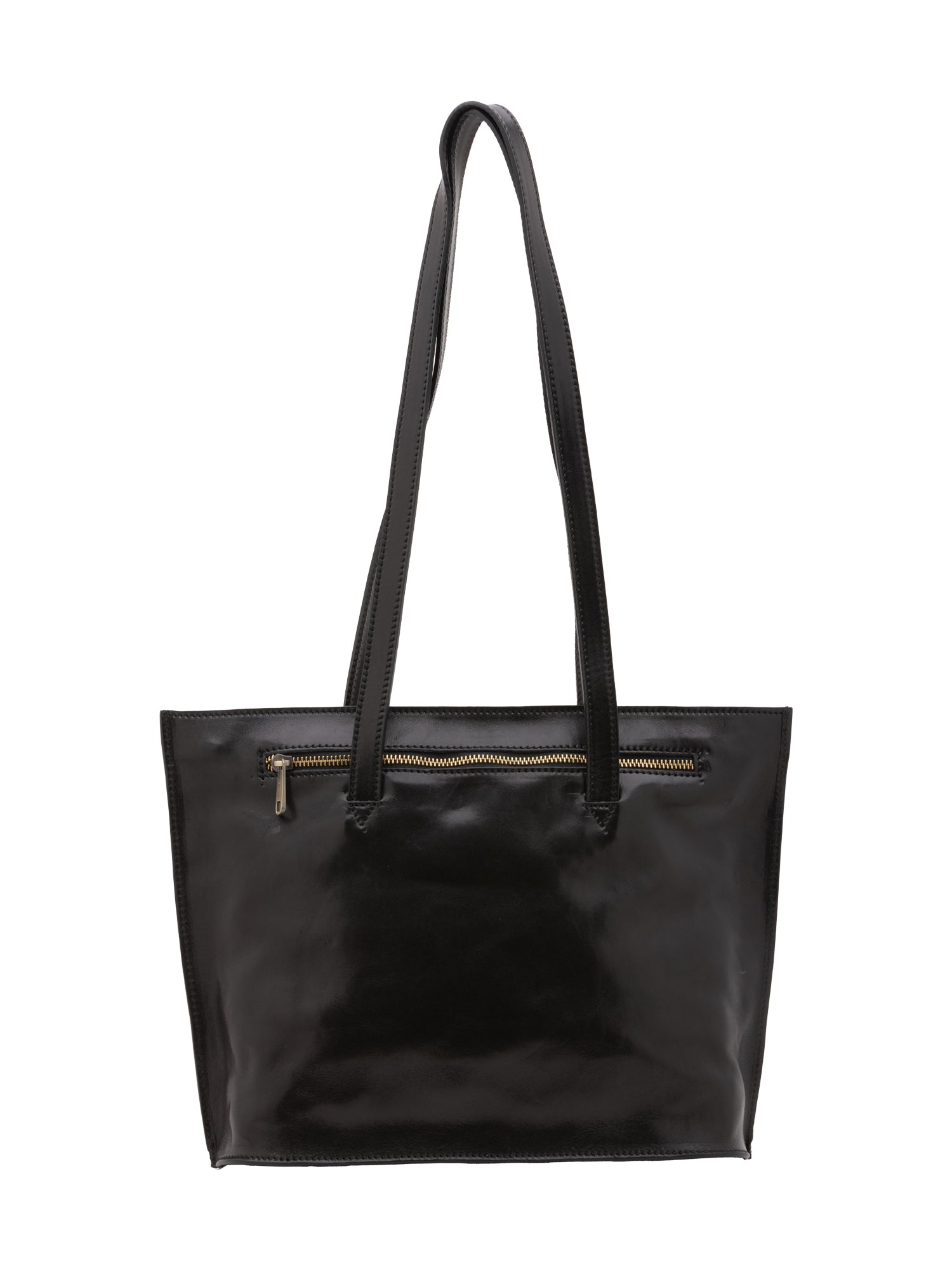 Borsa a spalla da donna 100% pelle 5572-Nero I Fratelli