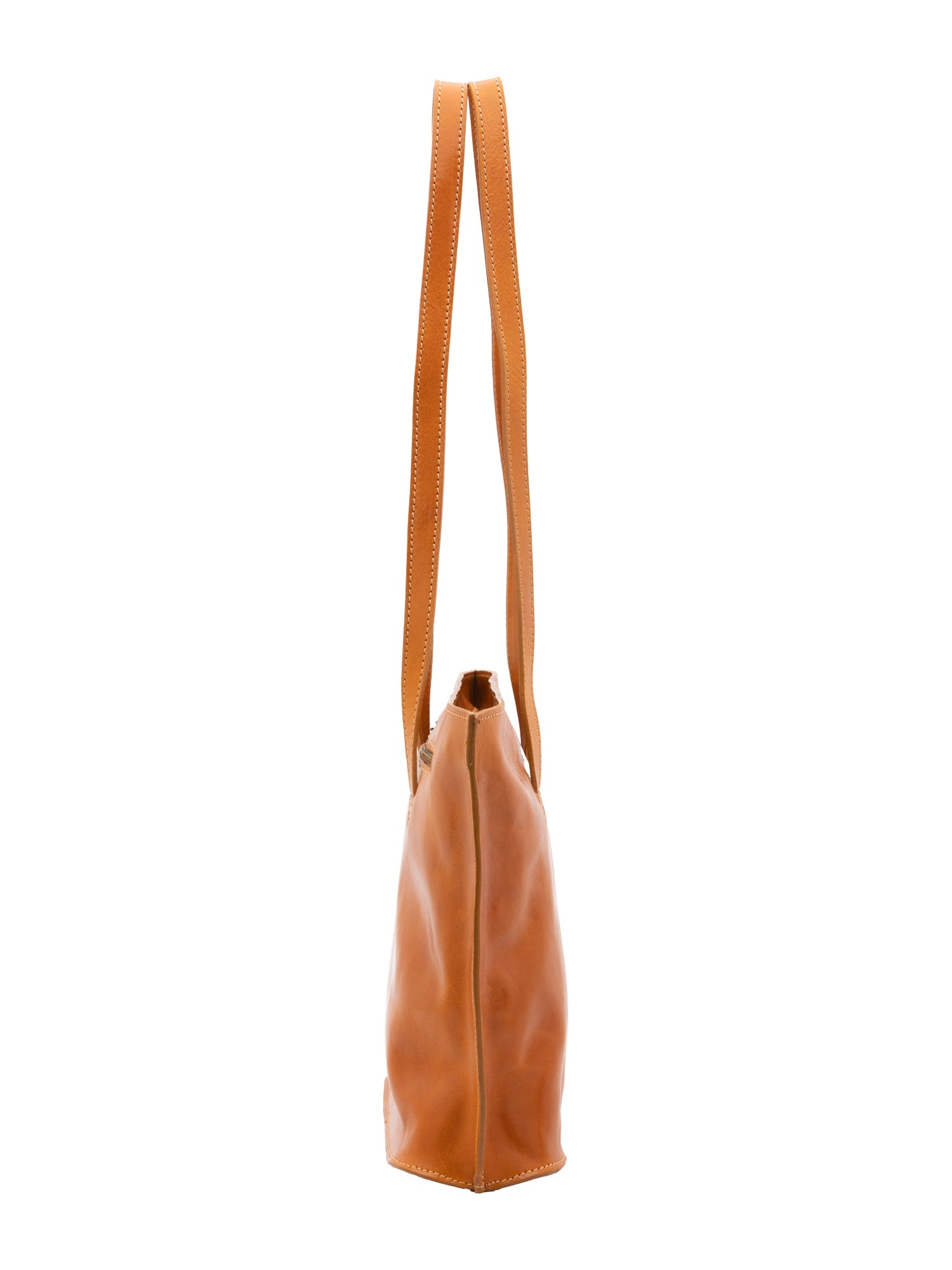 Borsa a spalla da donna 100% pelle 5572-Senape I Fratelli