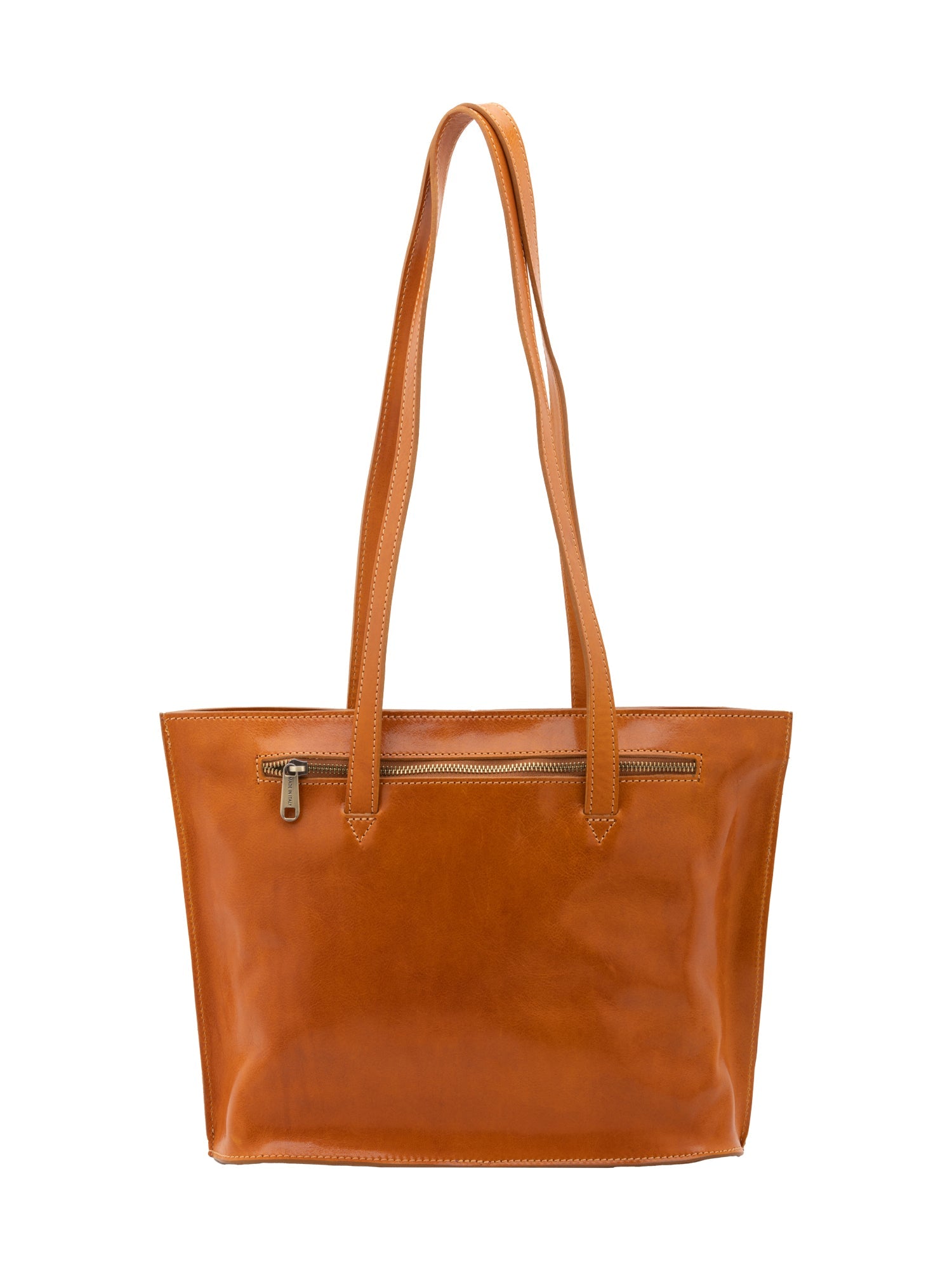 Borsa a spalla da donna 100% pelle 5572-Senape I Fratelli