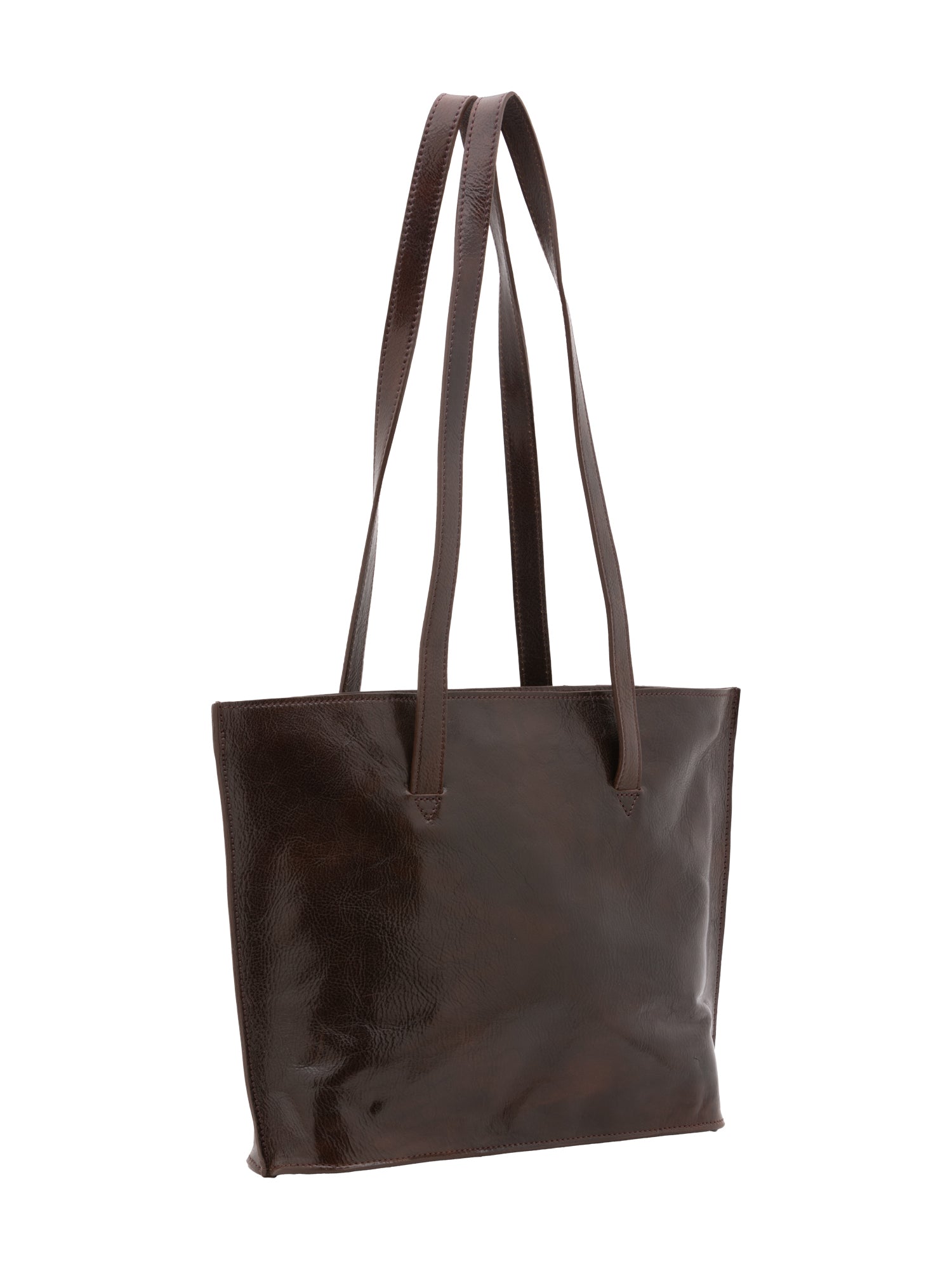 Borsa a spalla da donna 100% pelle 5572-Tmoro I Fratelli