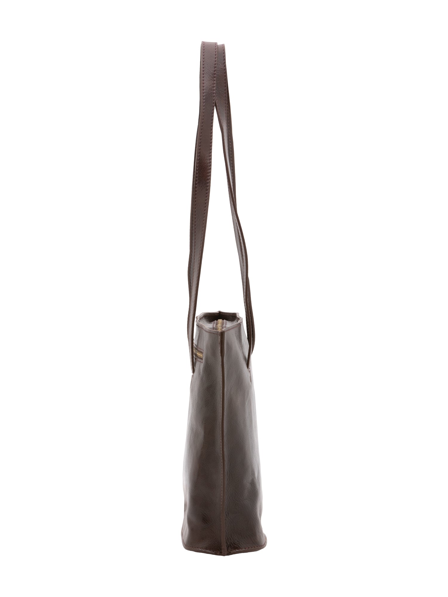 Borsa a spalla da donna 100% pelle 5572-Tmoro I Fratelli