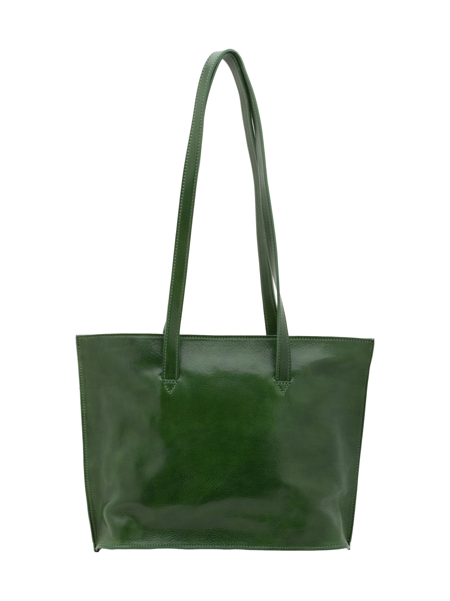 Borsa a spalla da donna 100% pelle 5572-Verde I Fratelli
