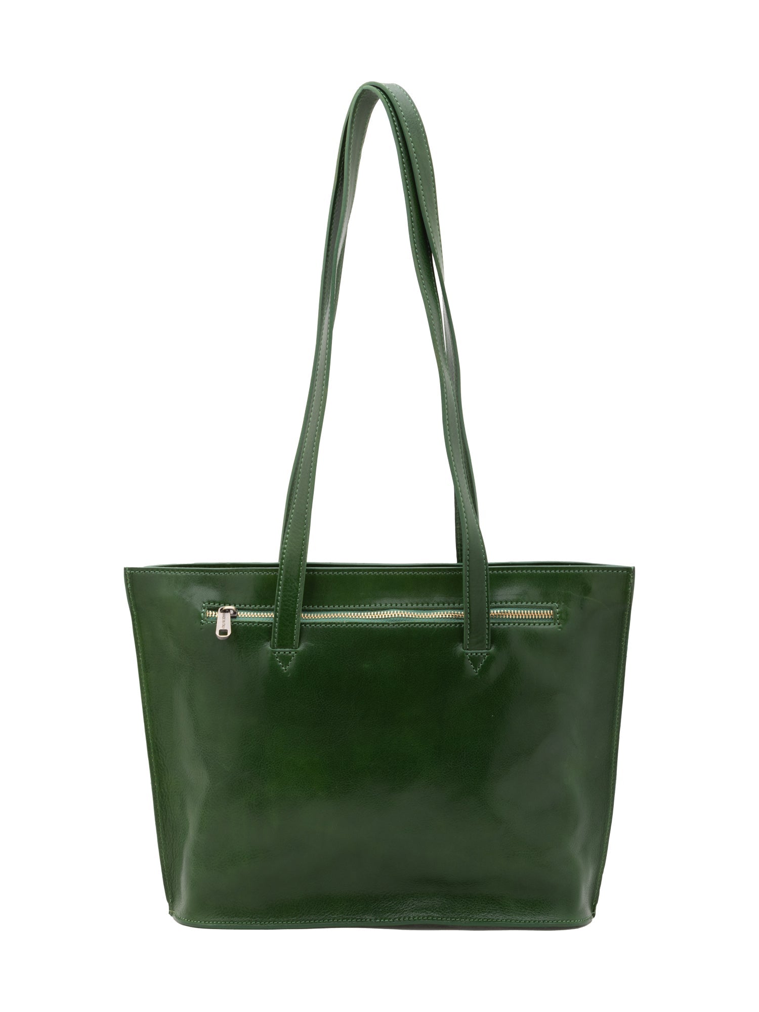 Borsa a spalla da donna 100% pelle 5572-Verde I Fratelli
