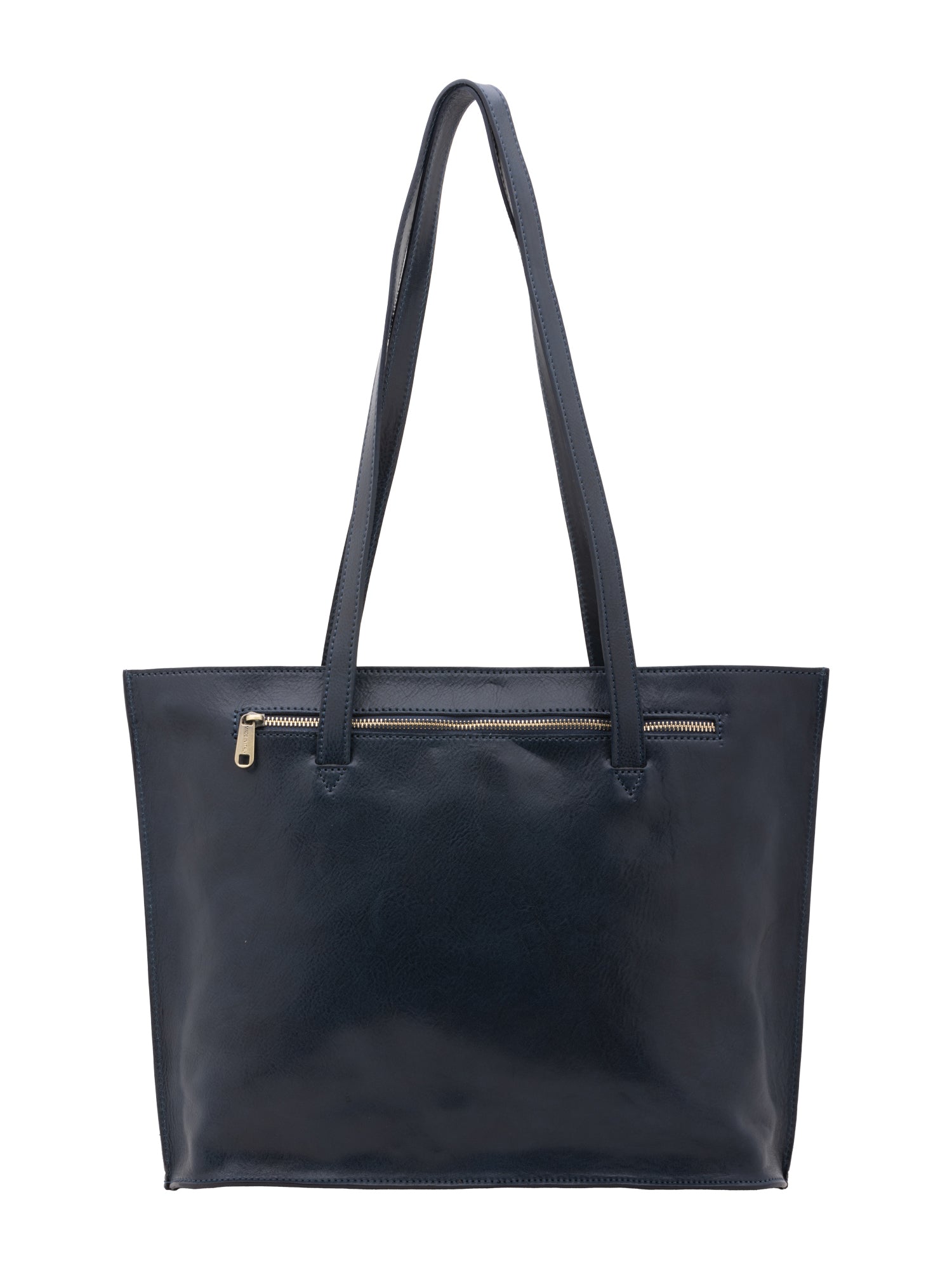 Borsa a spalla da donna 100% pelle 5573-Blu I Fratelli