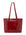 Borsa a spalla da donna 100% pelle 5573-Rosso I Fratelli