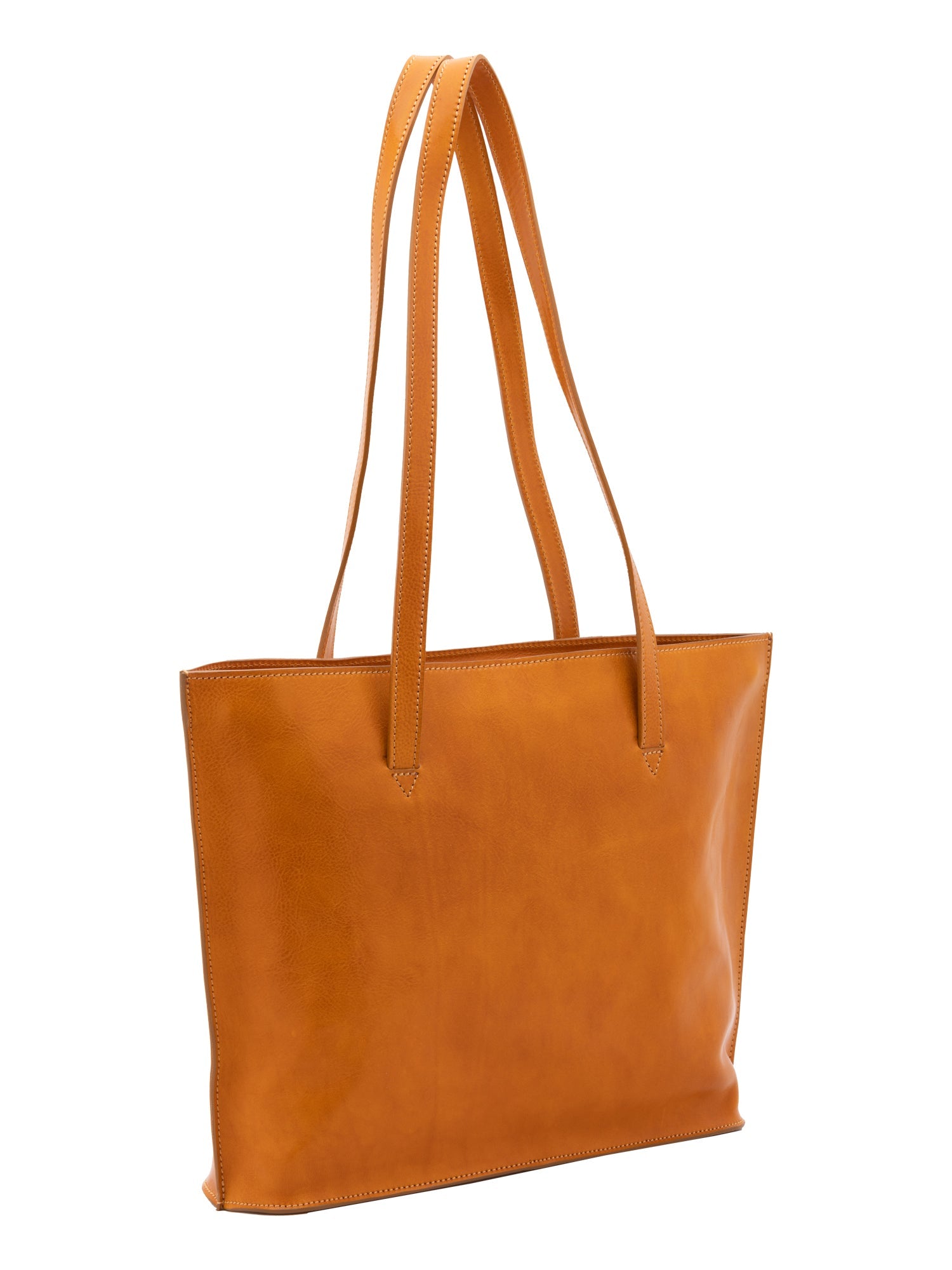 Borsa a spalla da donna 100% pelle 5573-Senape I Fratelli