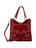 Borsa a spalla da donna Vera pelle 5574-Rosso I Fratelli
