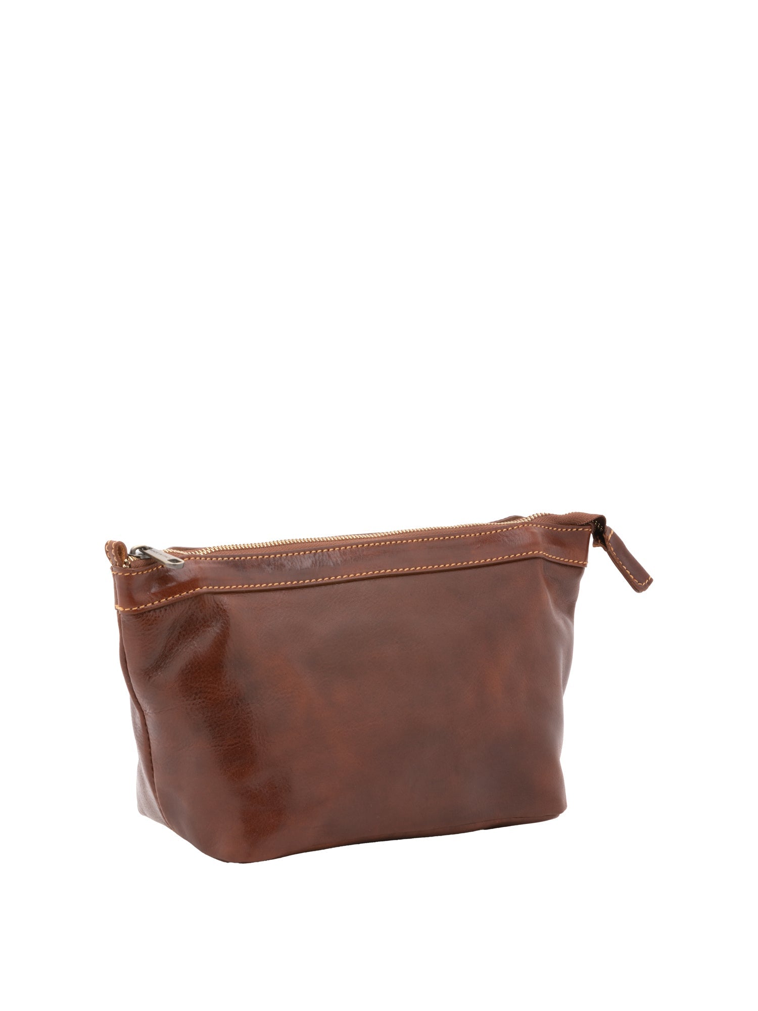 Borsa a mano unisex in vera pelle 100% pelle 5575-Marrone I Fratelli