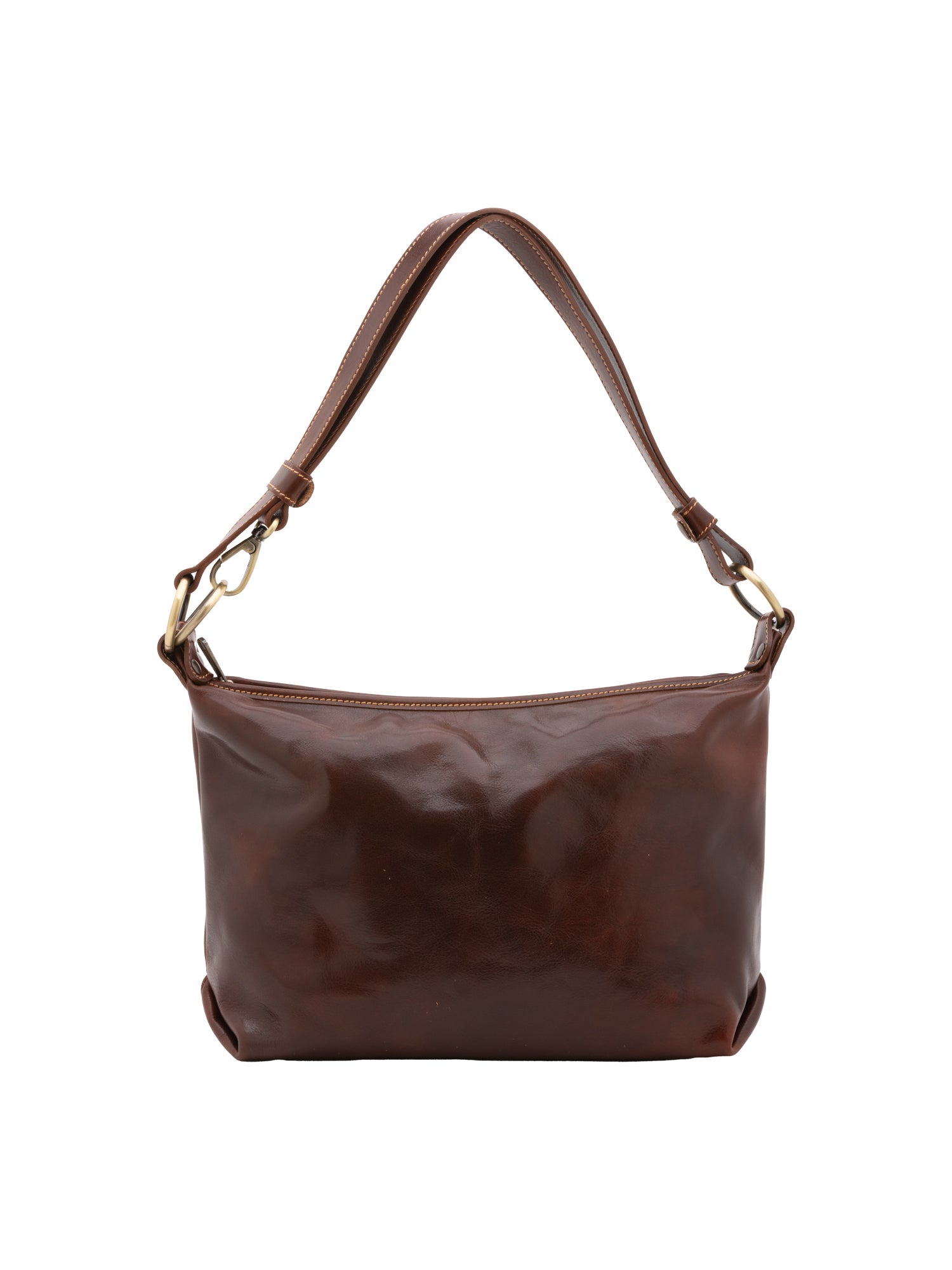 Borsa a spalla da donna 100% pelle 5578-Tmoro I Fratelli