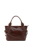 Borsa a mano da donna 100% pelle 5579-Marrone I Fratelli