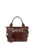Borsa a mano da donna 100% pelle 5579-Marrone I Fratelli