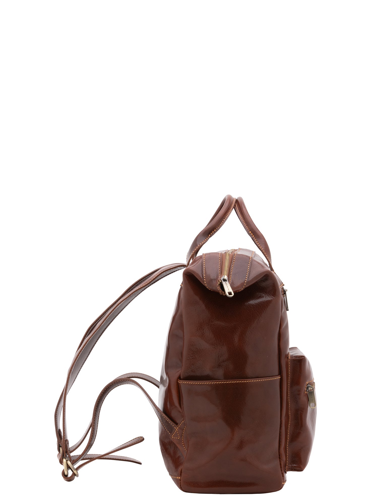 Borsa a tracolla uomo in vera pelle Made in Italy 5581-Marrone I Fratelli