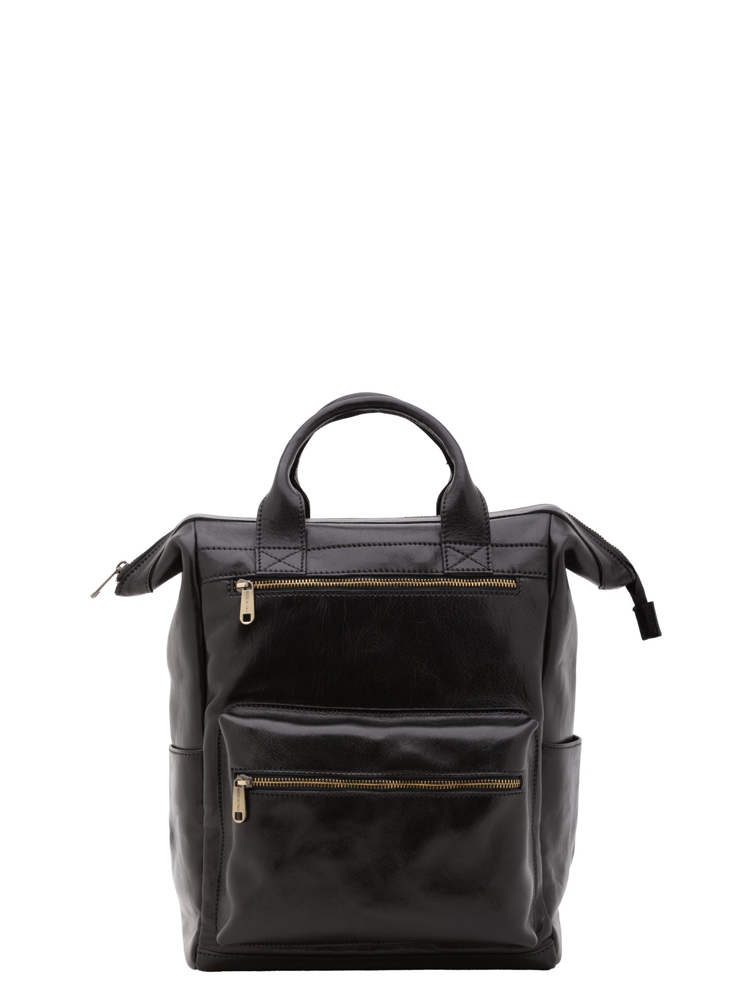 Borsa a tracolla uomo in vera pelle Made in Italy 5581-Nero I Fratelli
