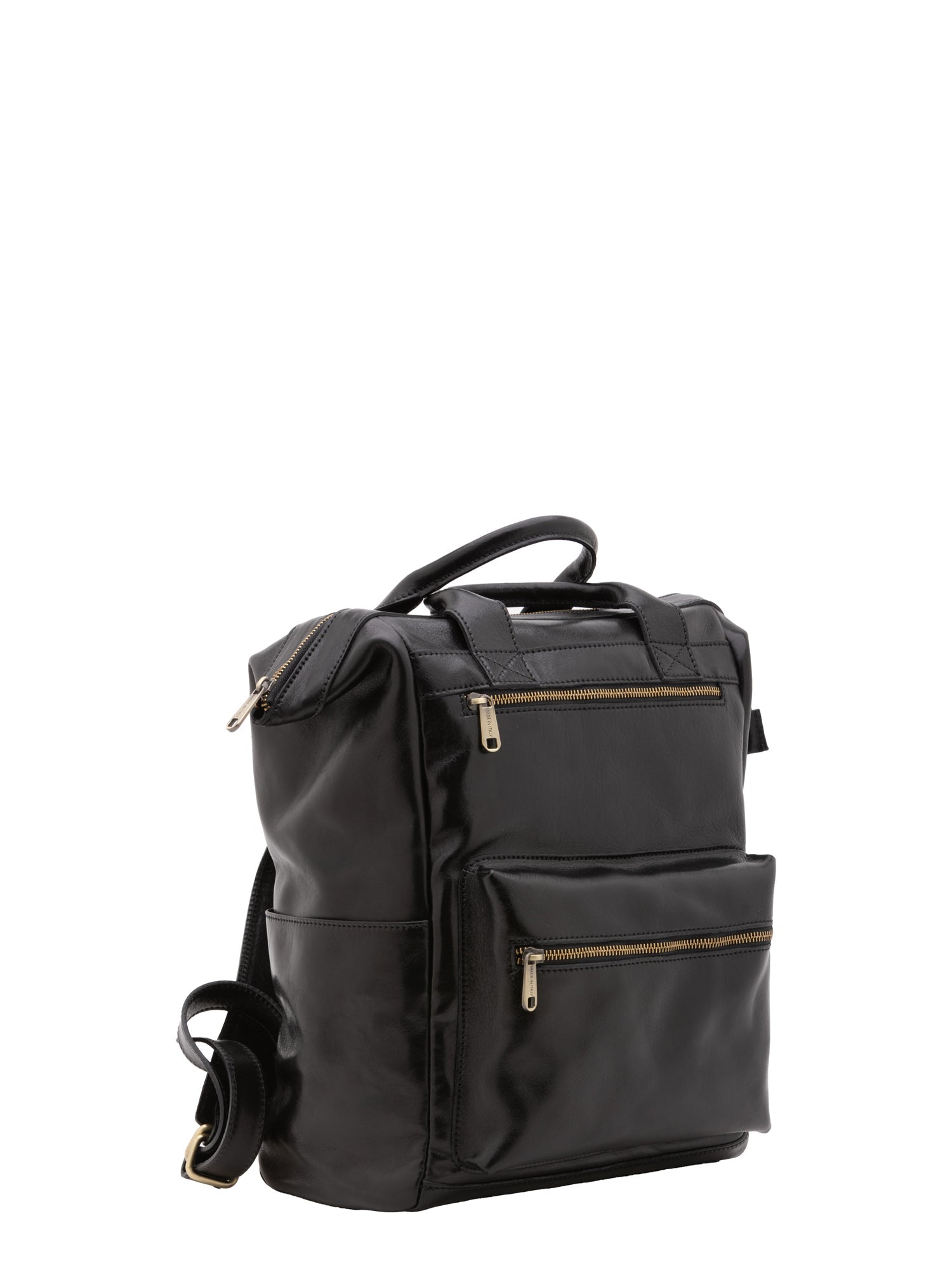 Borsa a tracolla uomo in vera pelle Made in Italy 5581-Nero I Fratelli