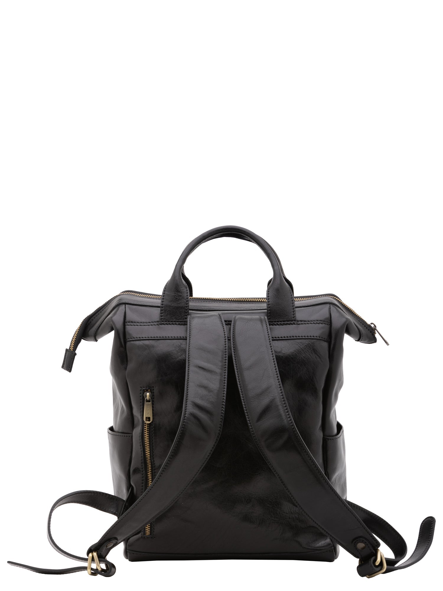 Borsa a tracolla uomo in vera pelle Made in Italy 5581-Nero I Fratelli