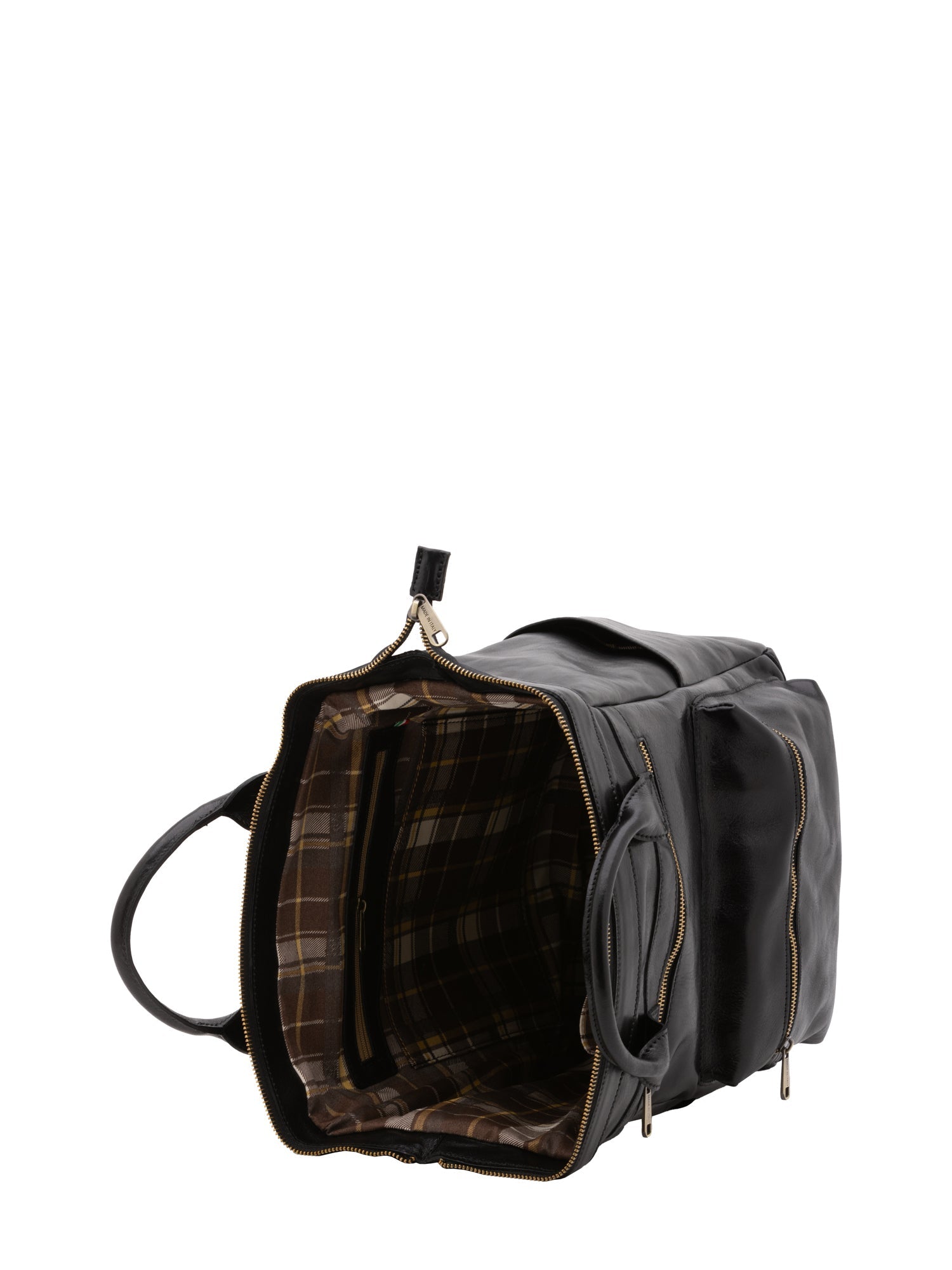 Borsa a tracolla uomo in vera pelle Made in Italy 5581-Nero I Fratelli
