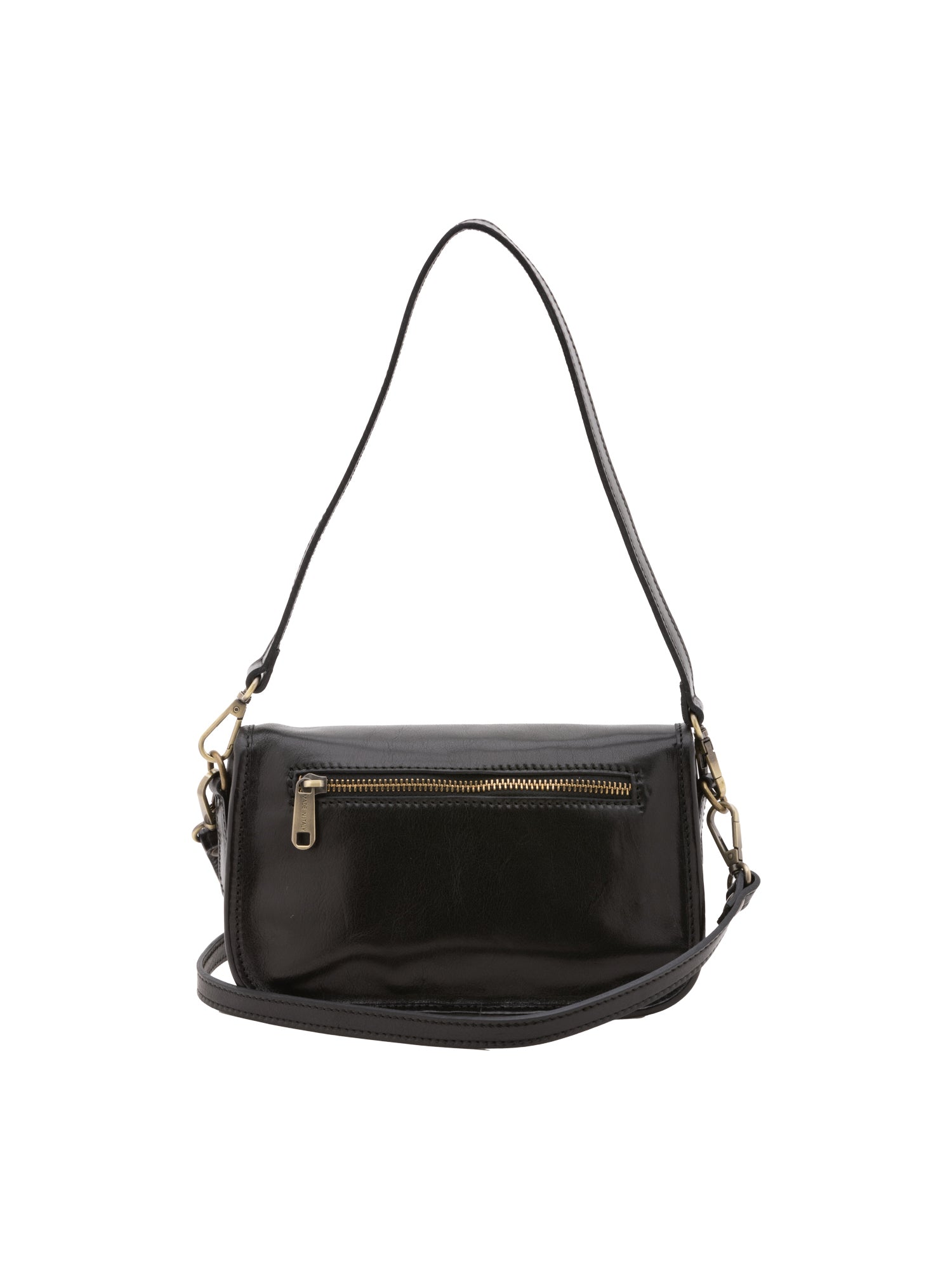 Borsa a tracolla da donna Vera pelle 5587-Nero I Fratelli
