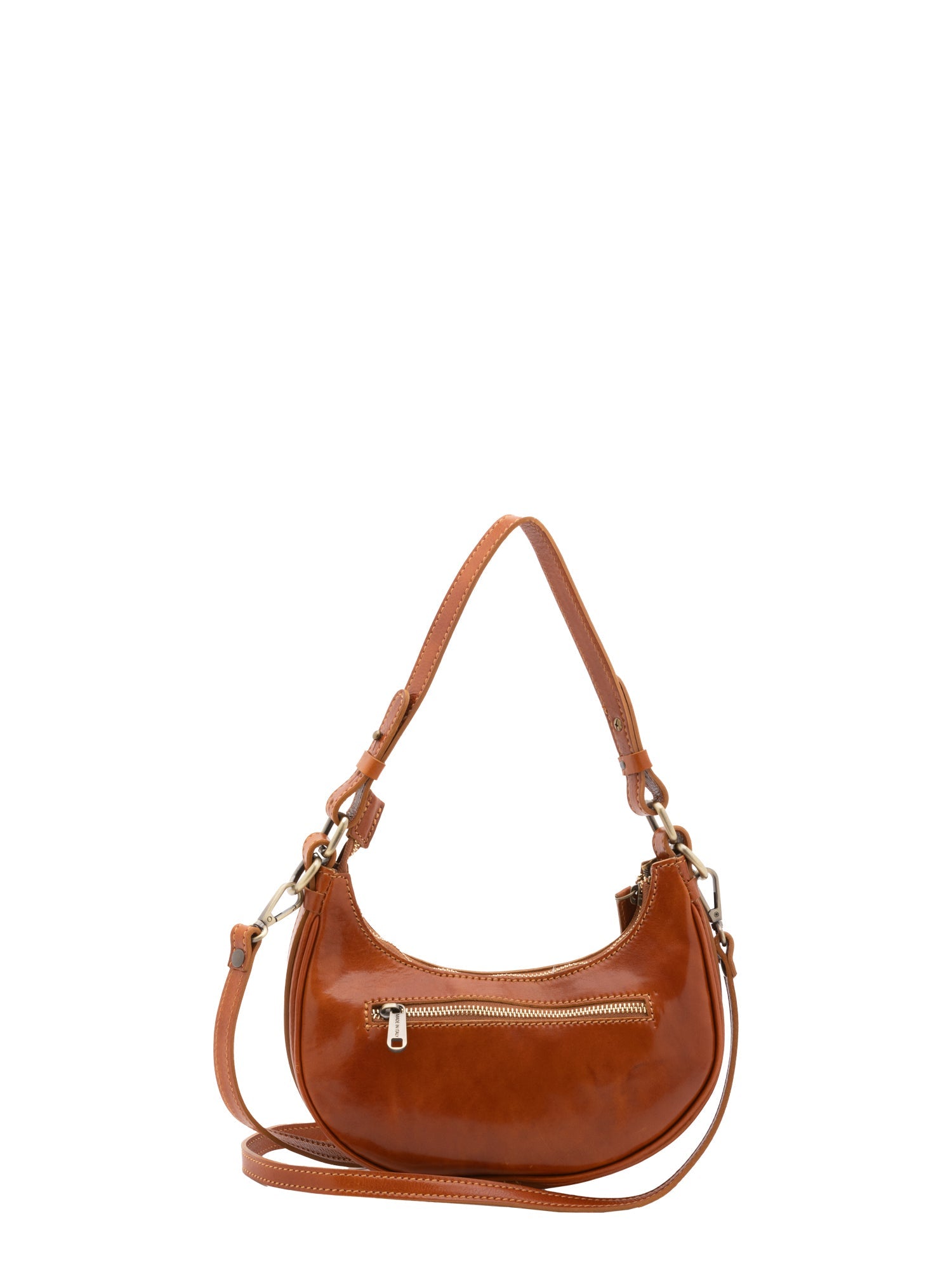 Borsa a spalla da donna Vera pelle 5589-Cognac I Fratelli