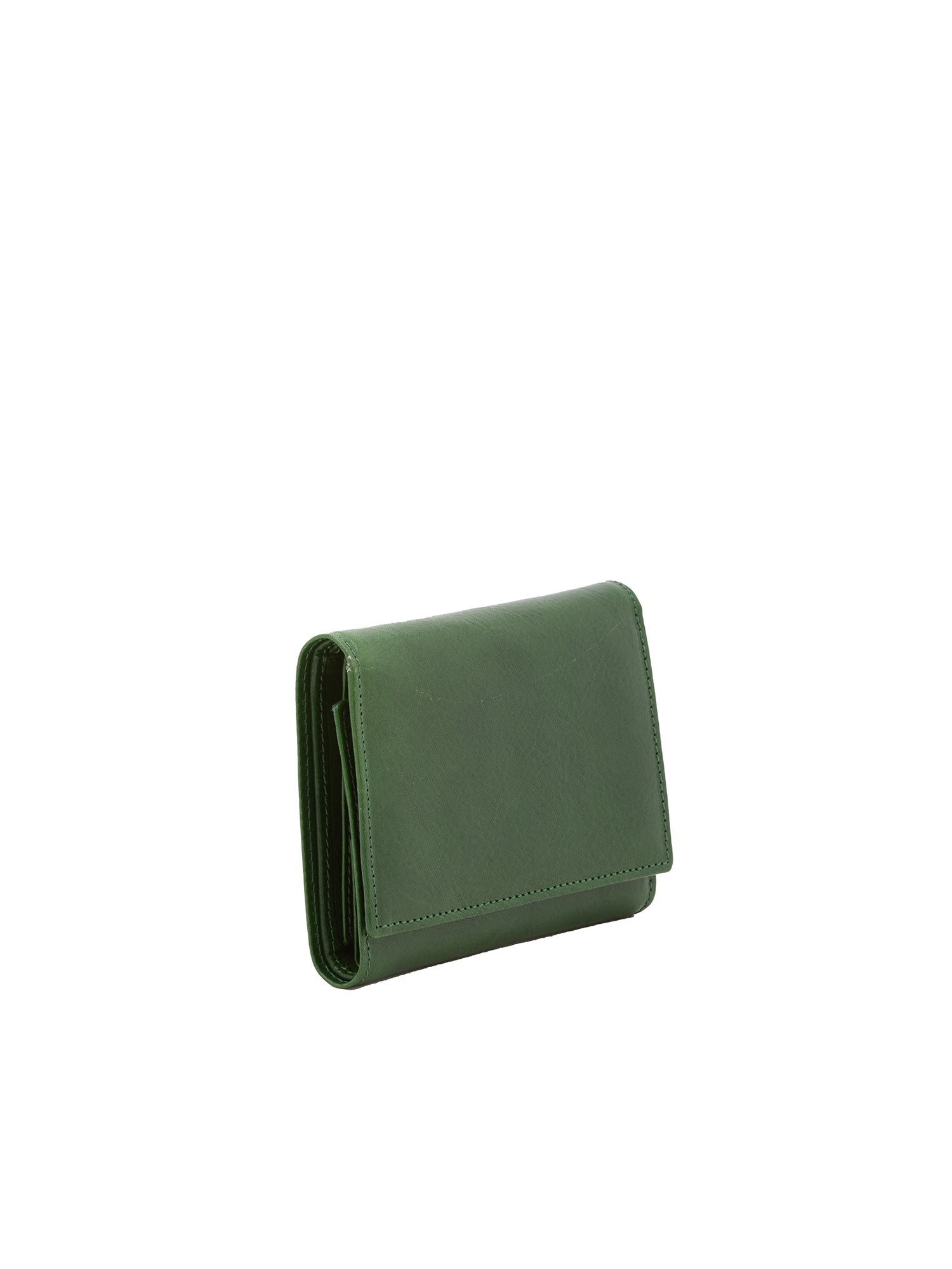 Portafoglio donna in vera pelle Made in Italy 5594-Verde I Fratelli