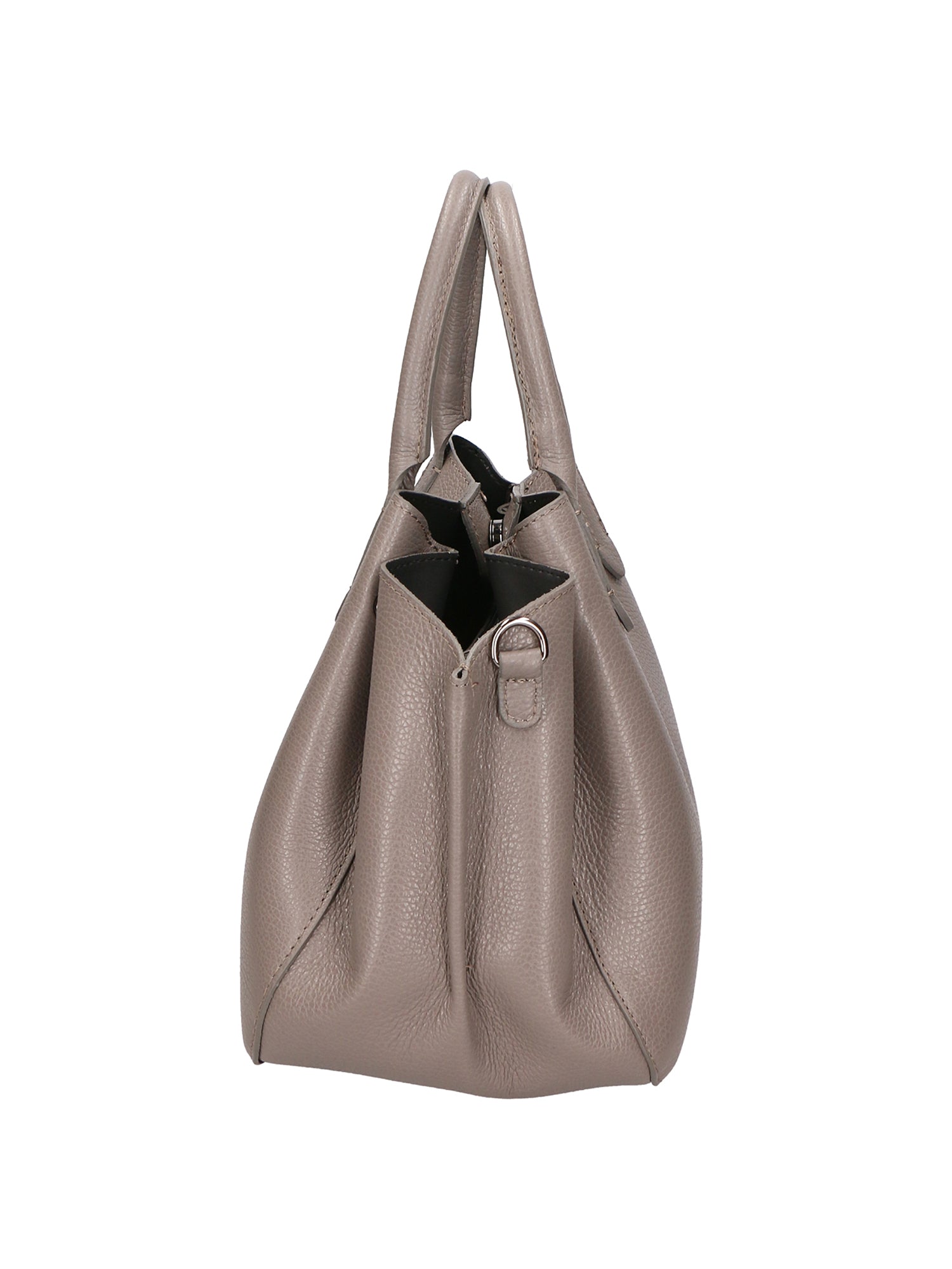 Vincenza Borsa a mano da donna Vera pelle 06898-D77 GRIGIO Chiara Ferretti
