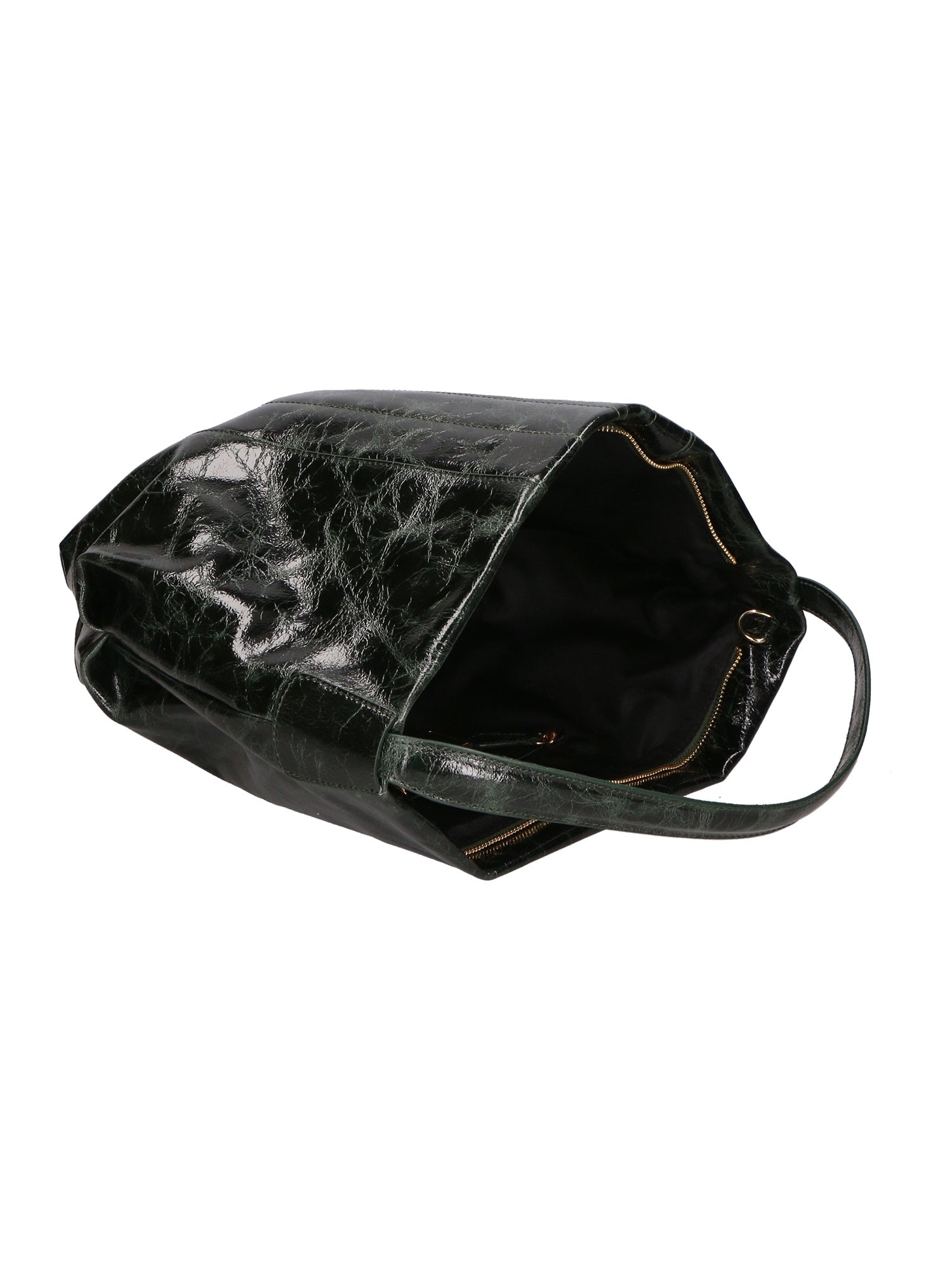 Borsa a spalla da Donna Vanda in Vera Pelle Made in Italy 30x40x5 cm