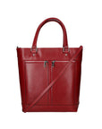 Flaminia Borsa a mano da donna Vera pelle 9115-ROSSO RED Chiara Ferretti
